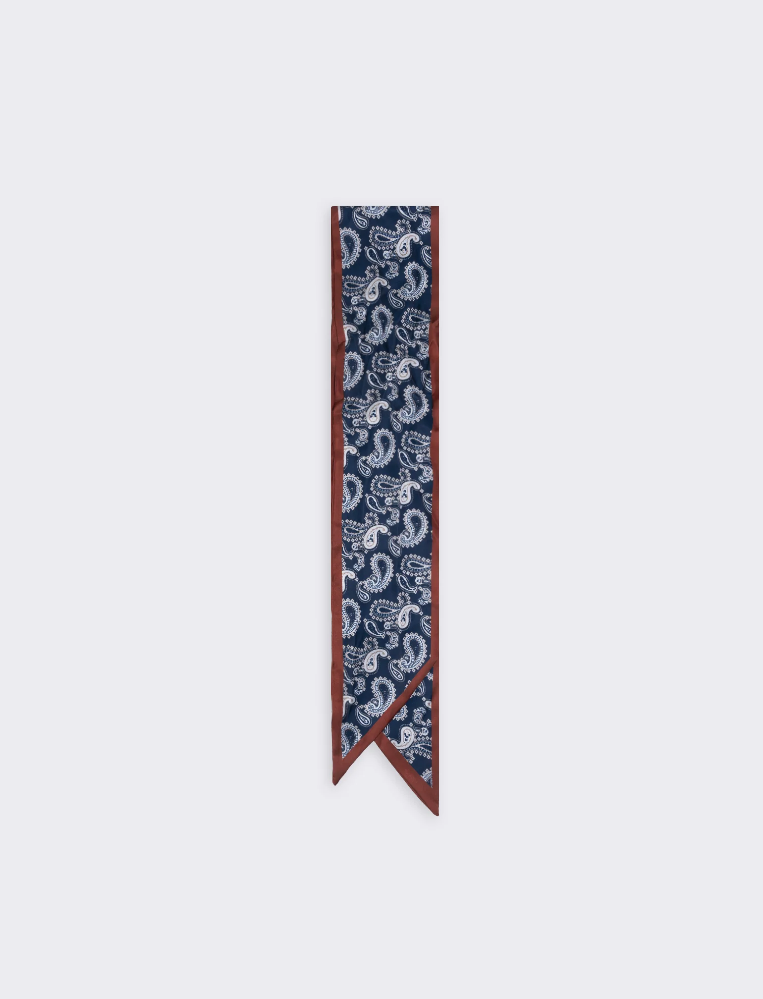Foulard cravatta in satin per donne - Blu - Image 4