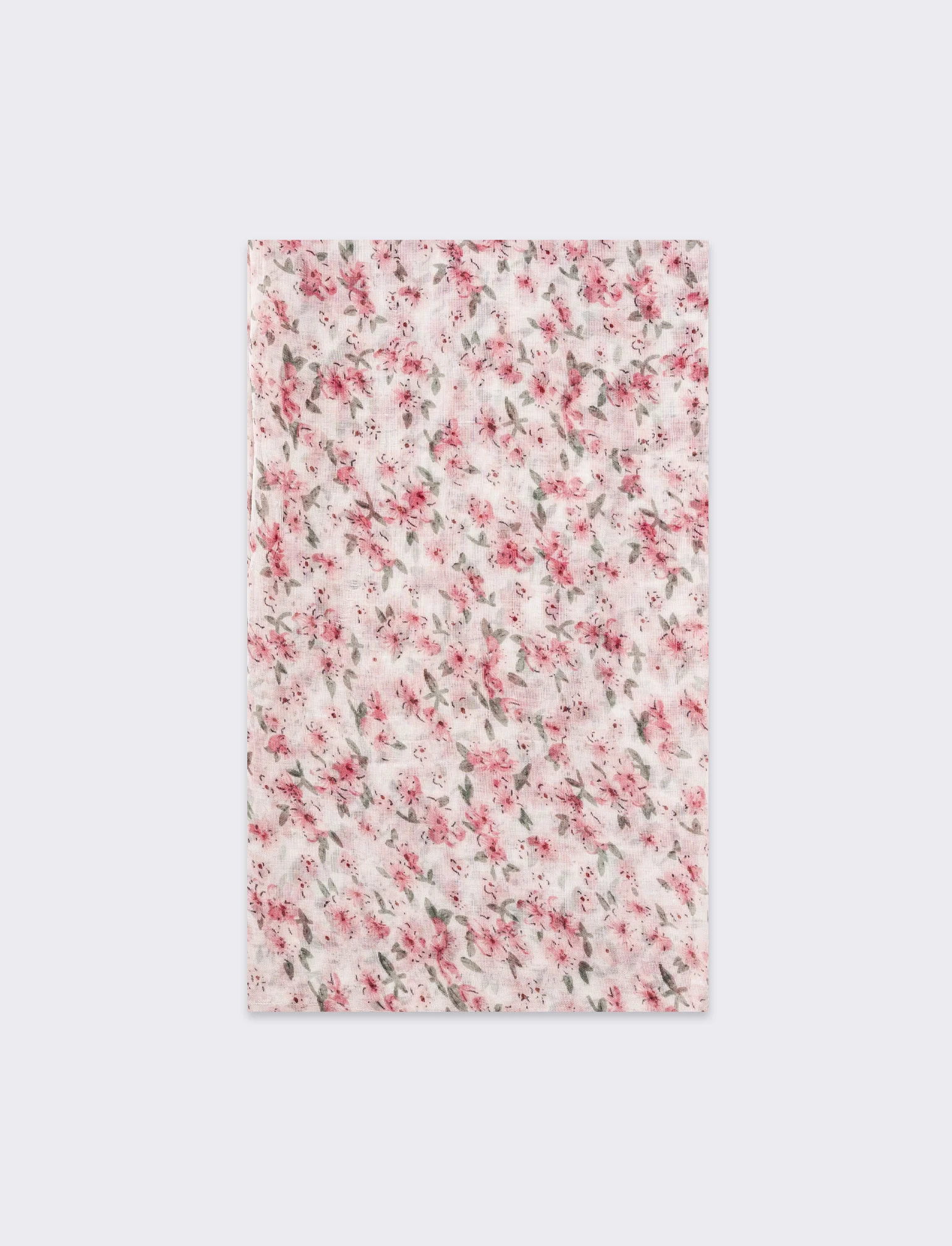 Foulard donna fiorellini - Bianco - Image 2