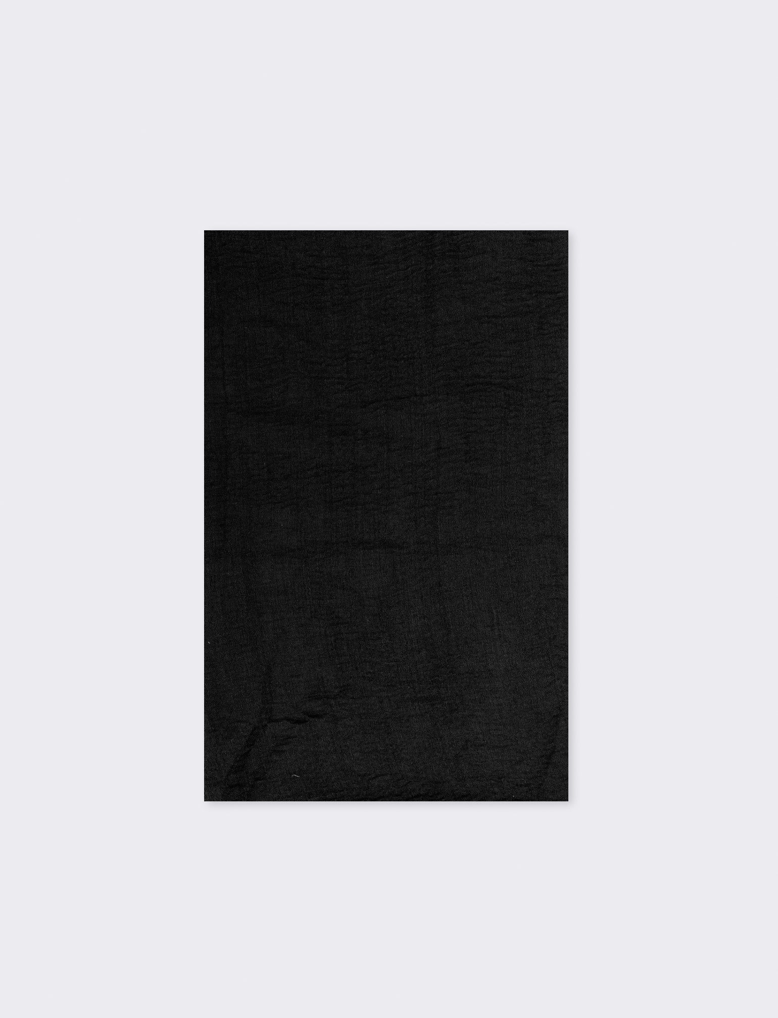 Foulard donna garzato eleganza e comfort - Nero - Image 2