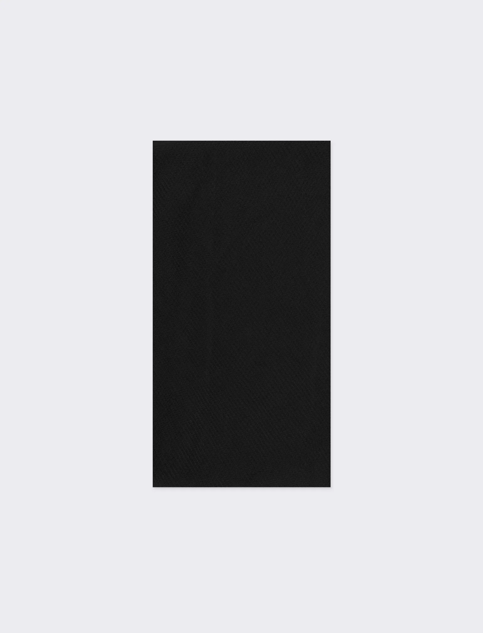Foulard donna stola plisse effetto metalizzato 70 x 180 cm - Nero - Image 2