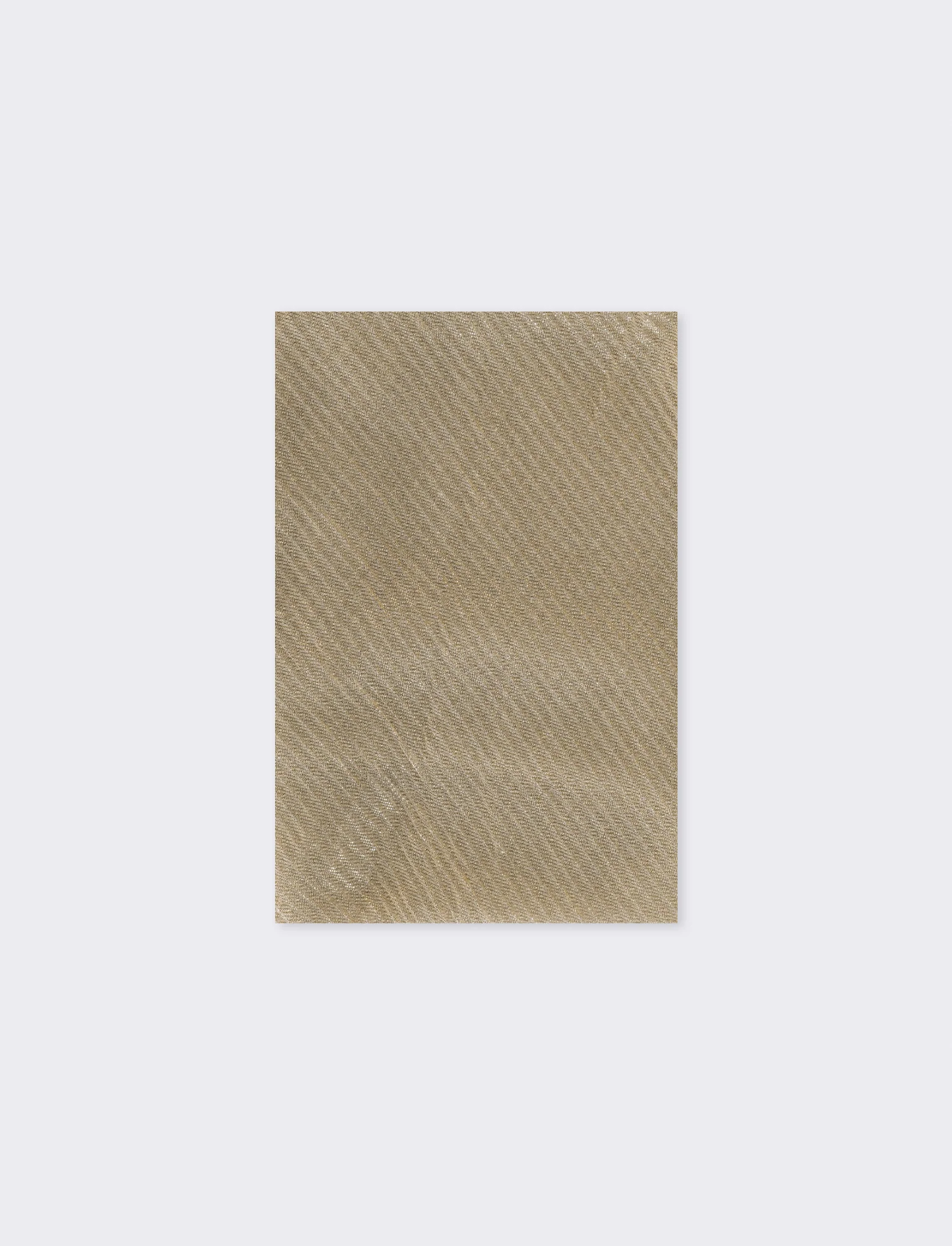 Foulard plissettato metallizzato - Oro - Image 2