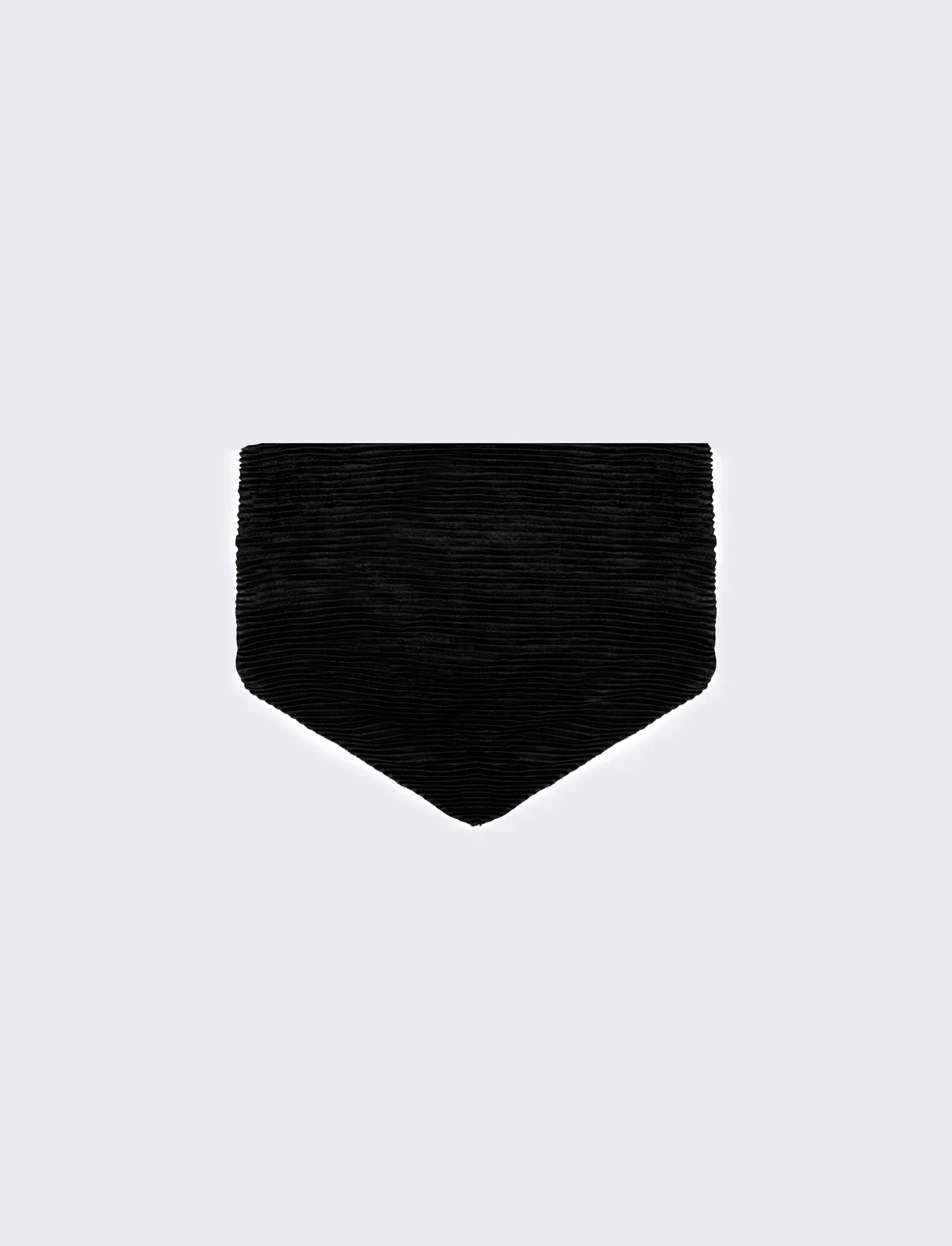 Foulard Quadrato Unito Elegante - Nero - Image 2