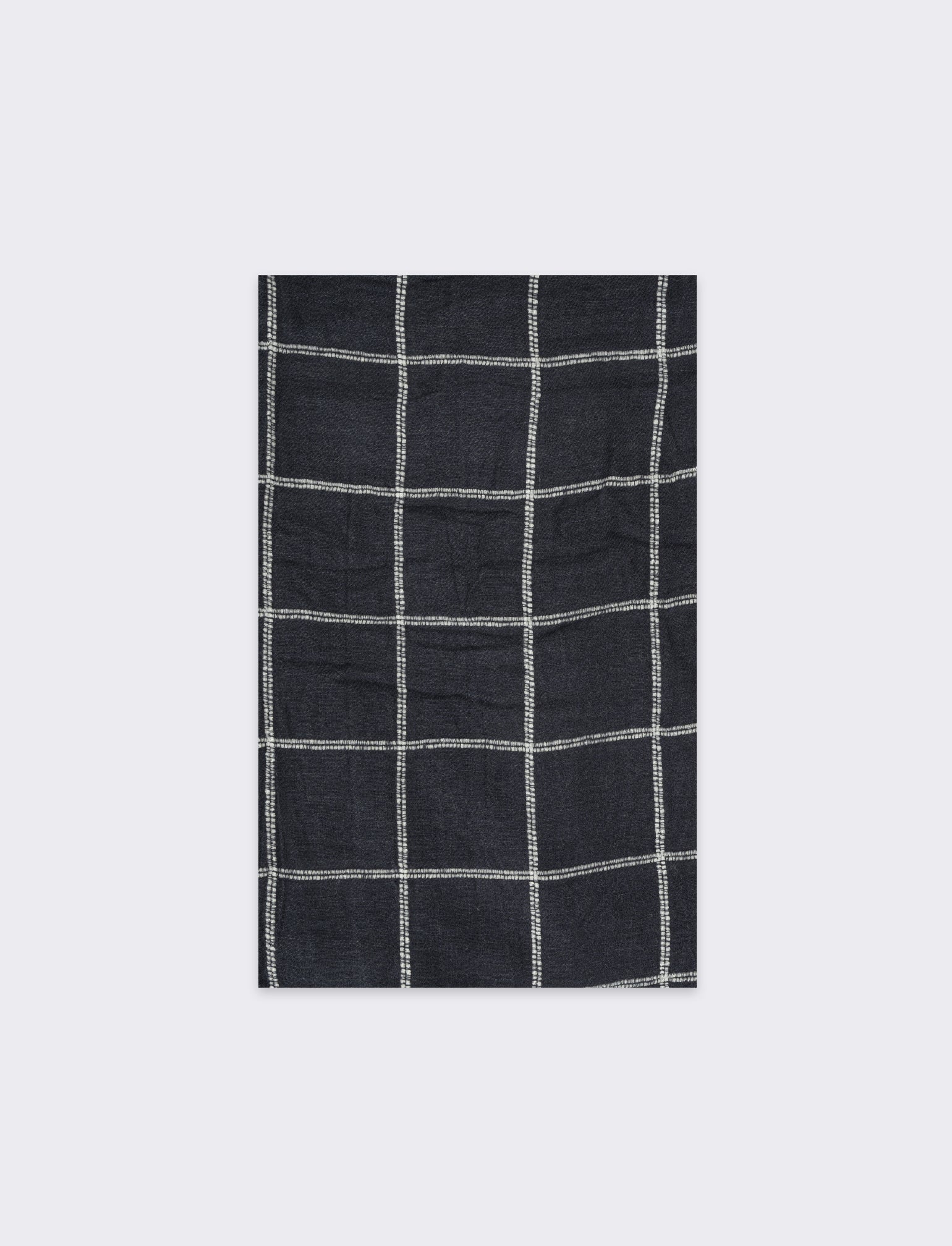 Foulard uomo a quadretti - Blu - Image 2