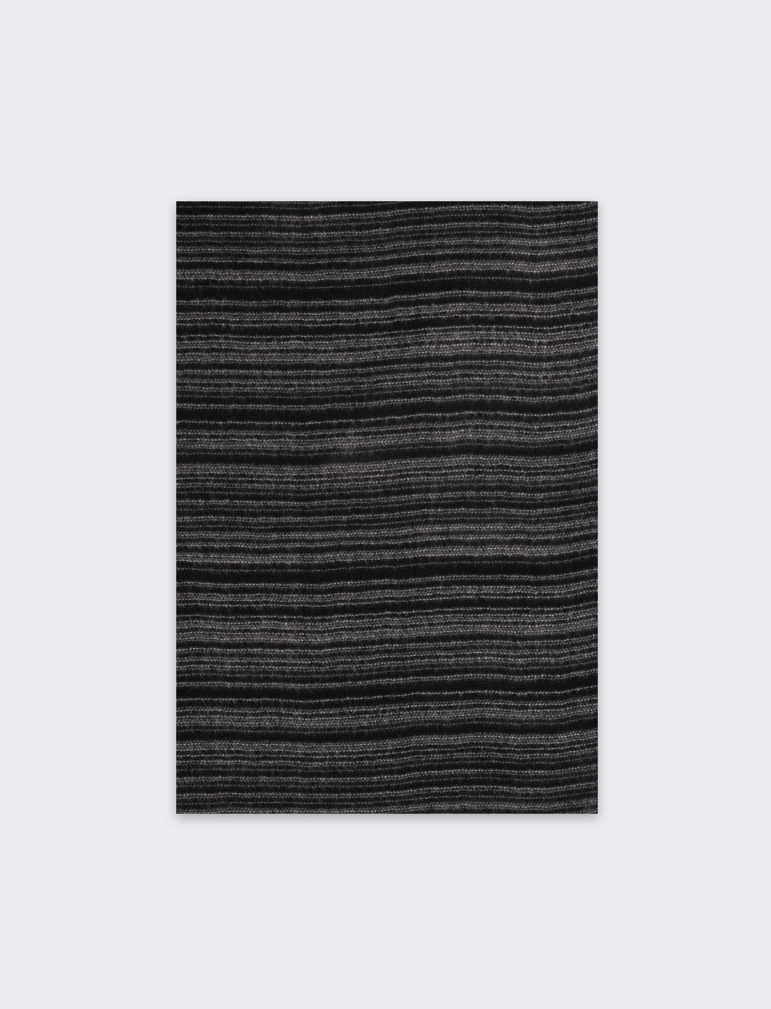 Foulard uomo millerighe - Nero - Image 2