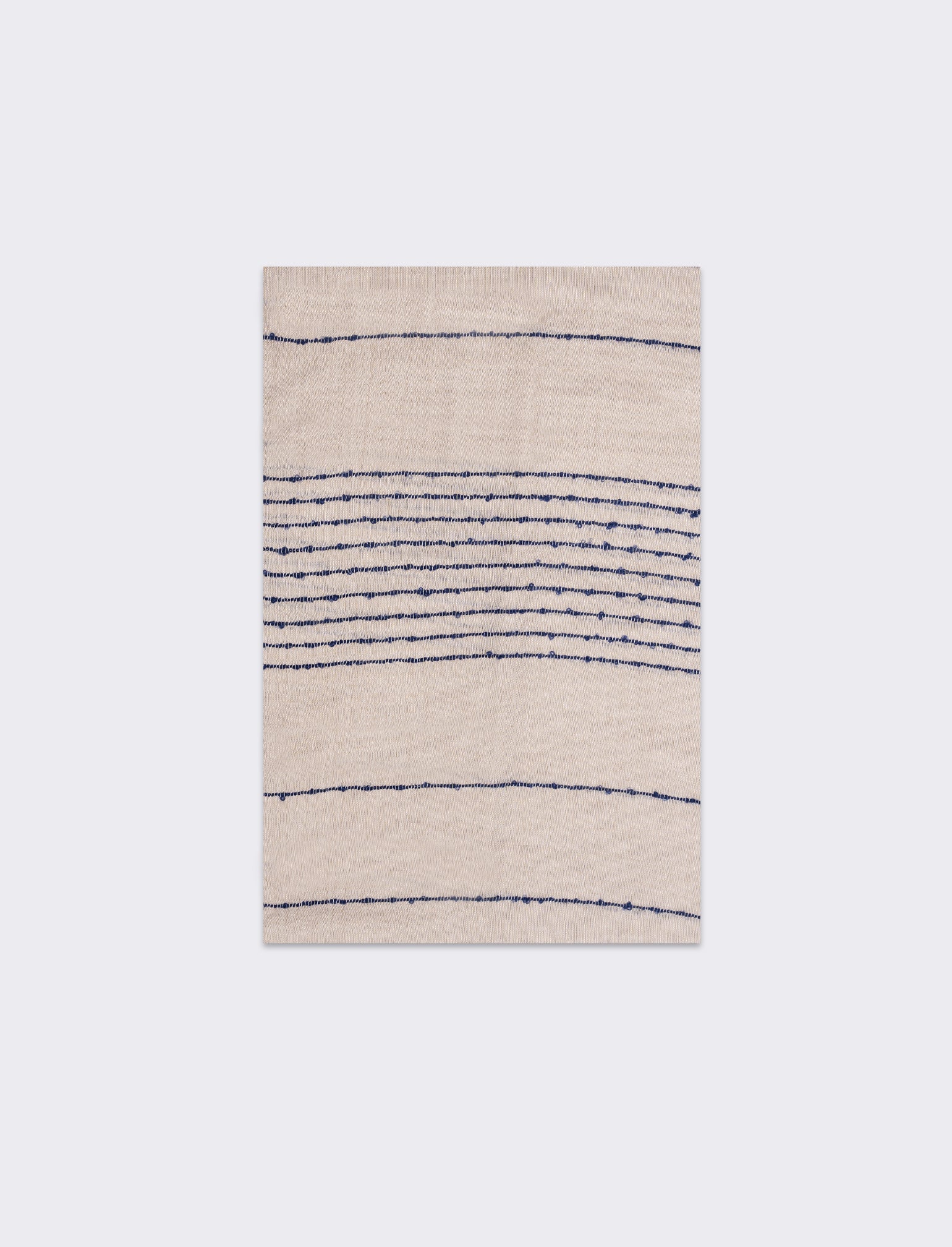 Foulard uomo righe - Beige - Image 2