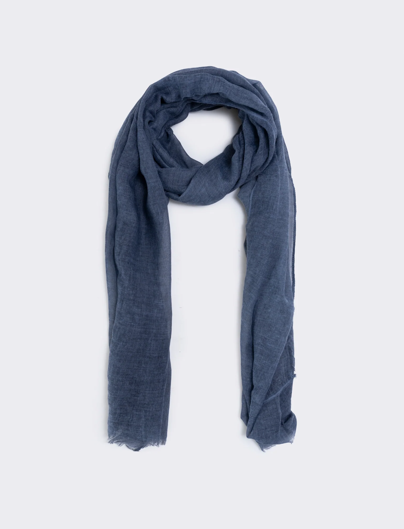 Foulard uomo unito elegante e versatile - Blu