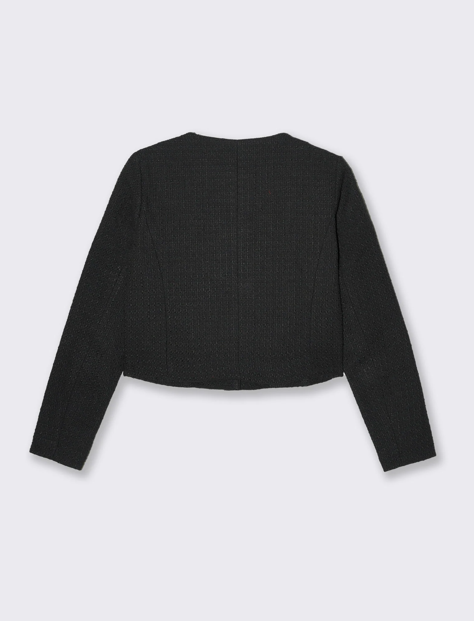 Giacca con bottoni gioiello da donna - Nero - Image 5
