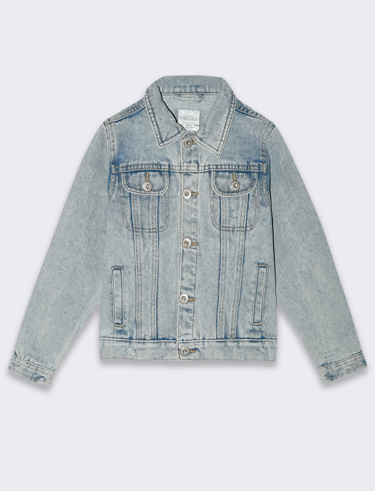 Giacca in jeans da bambina - Denim chiaro - Image 4