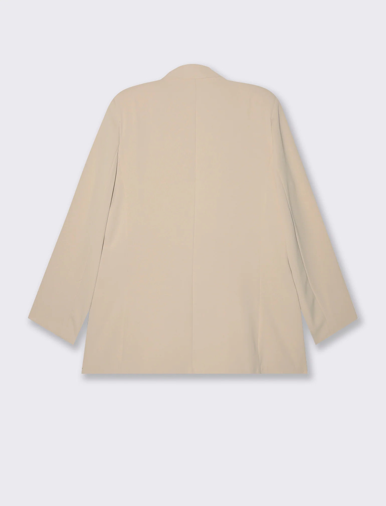 Giacca monopetto over - Beige - Image 2
