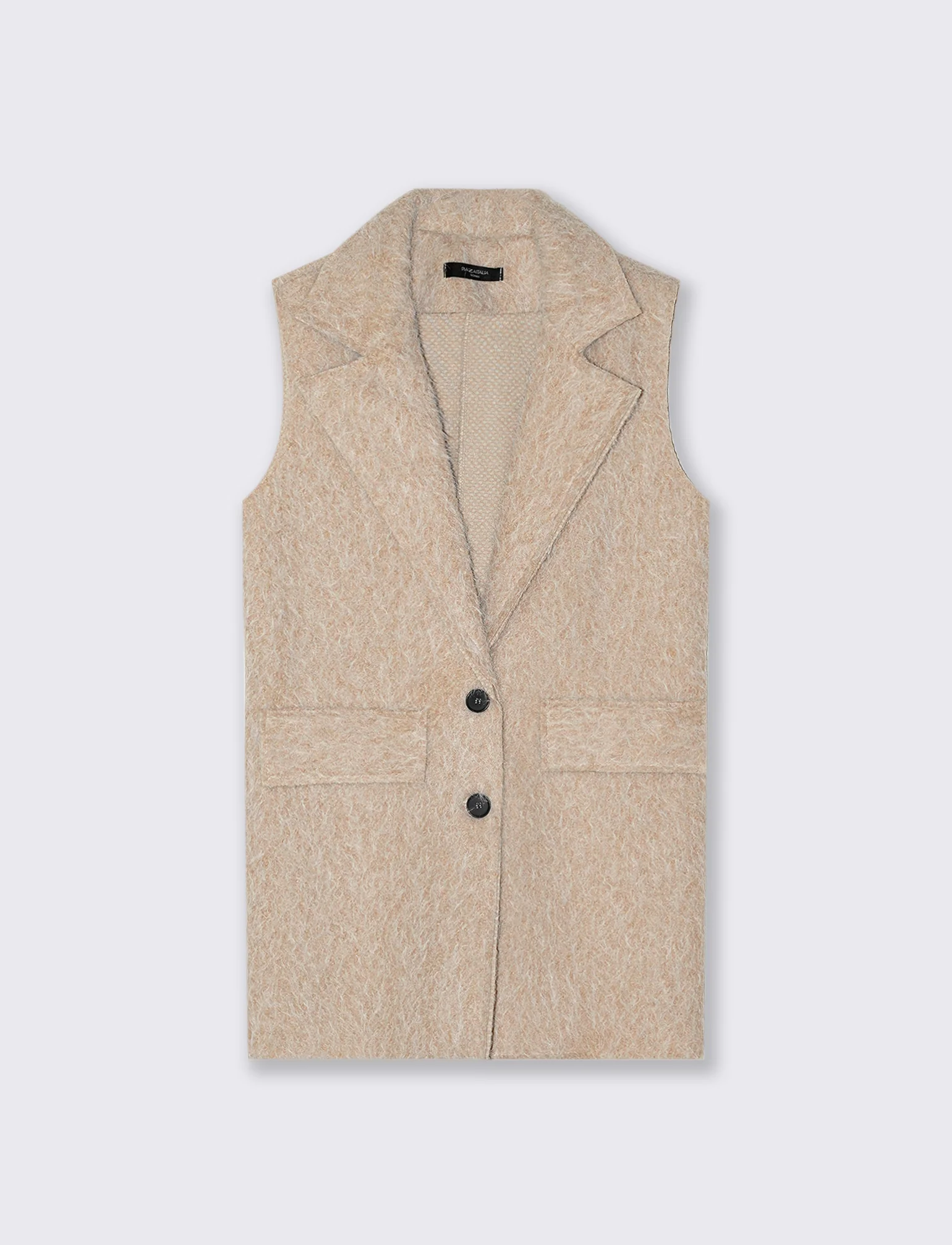 giacca smanicata - Beige