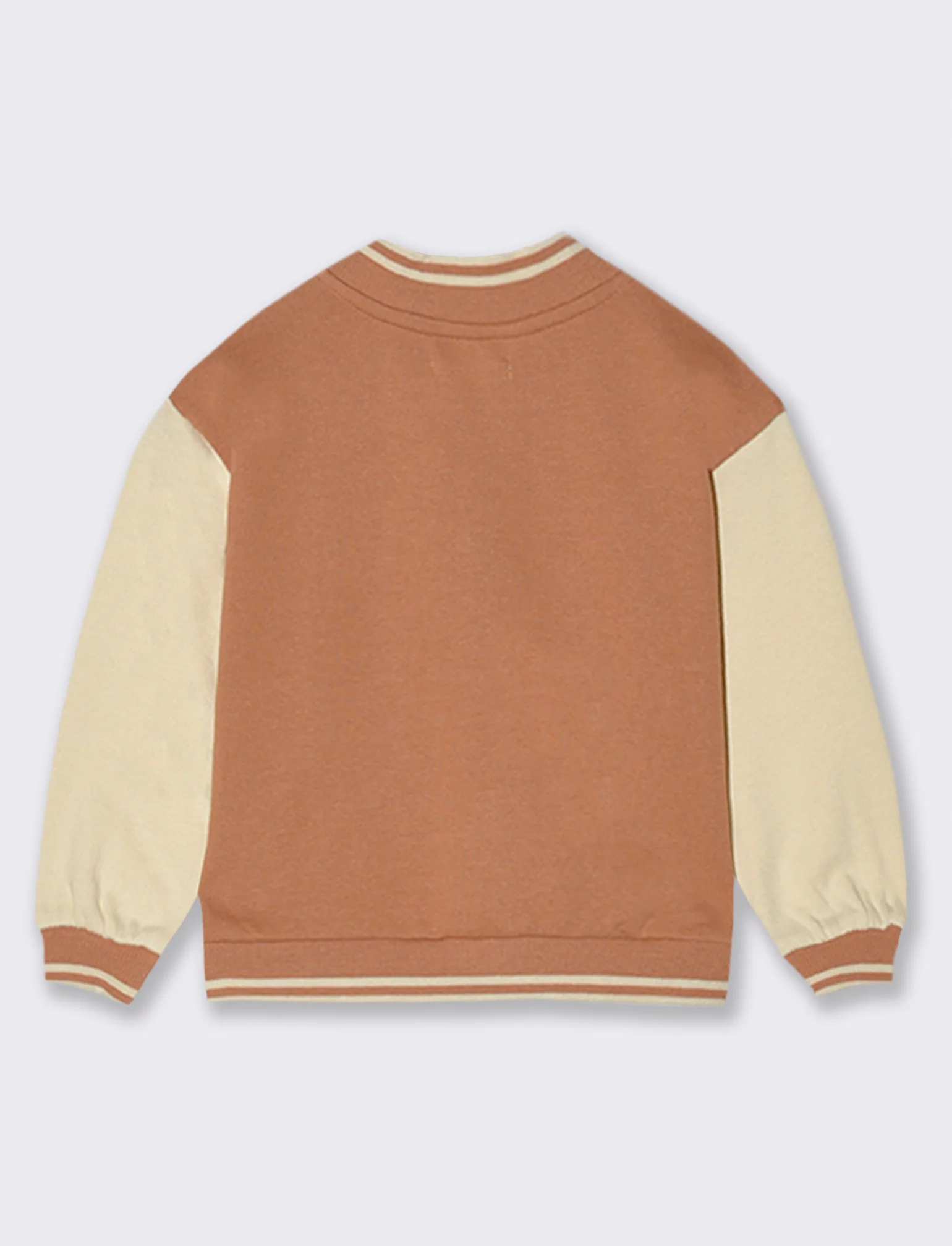 Giacca stile college - Beige biscotto - Image 2