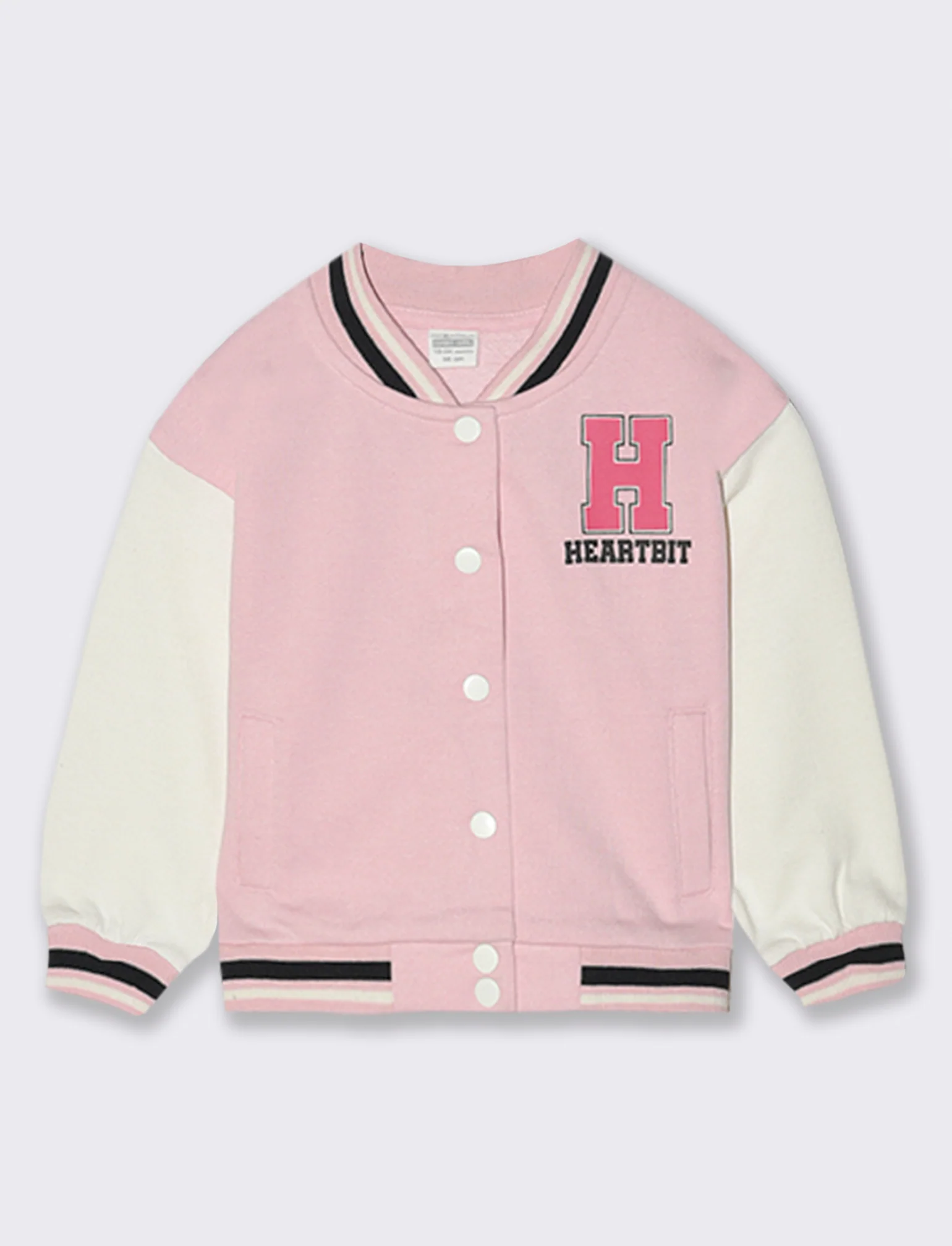 Giacca stile college - Rosa