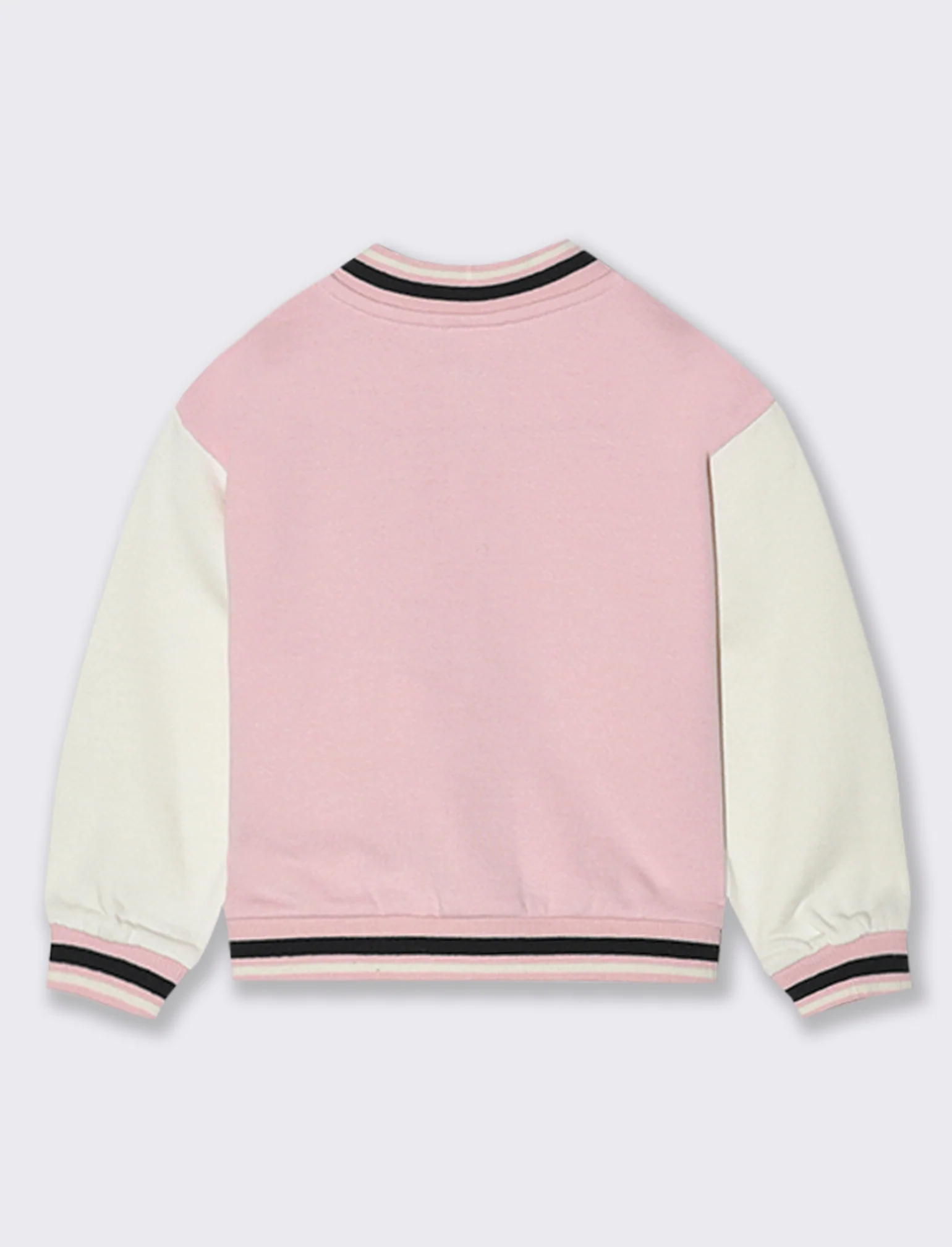 Giacca stile college - Rosa - Image 2
