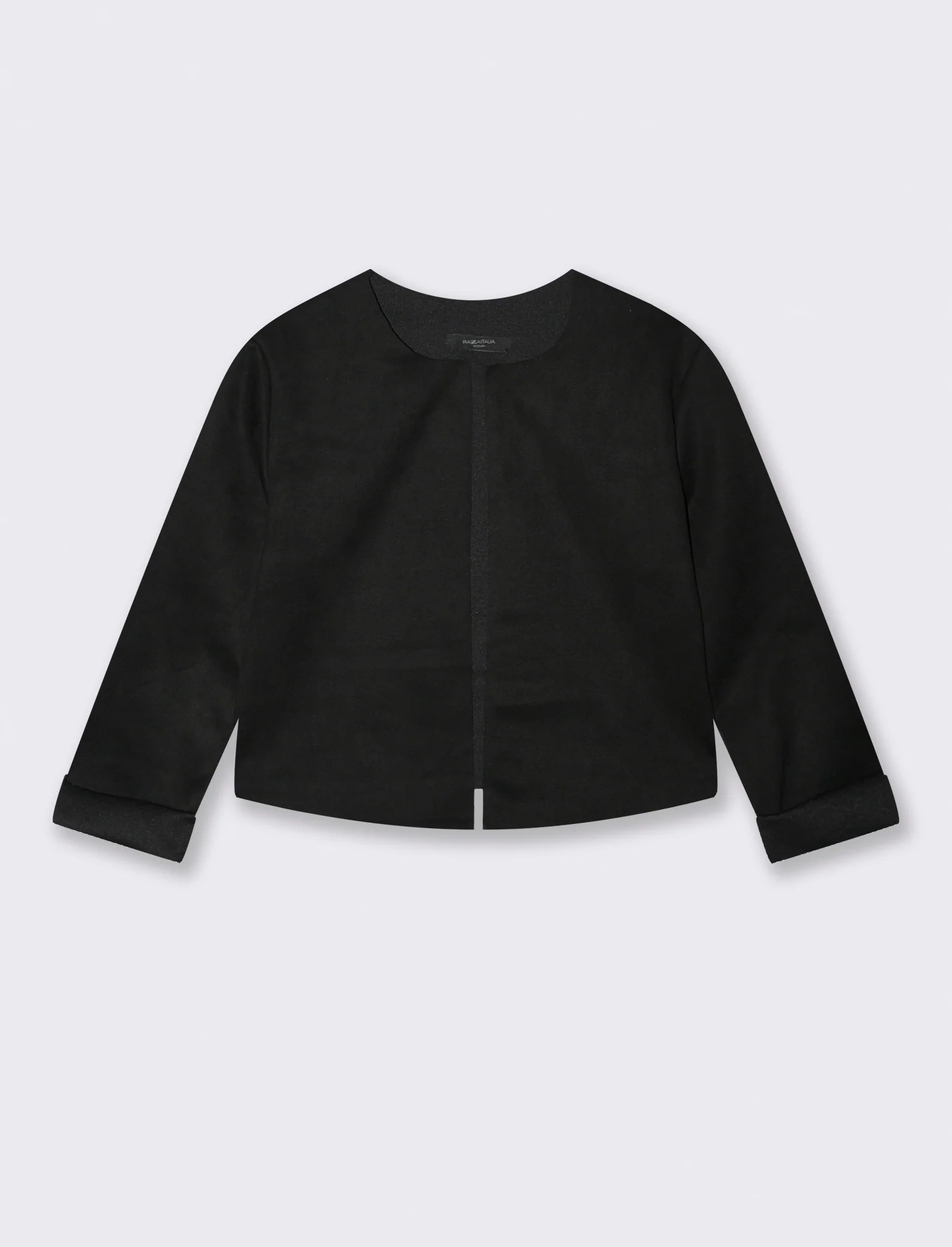 GIACCA SUEDE CORTA - Nero - Image 3