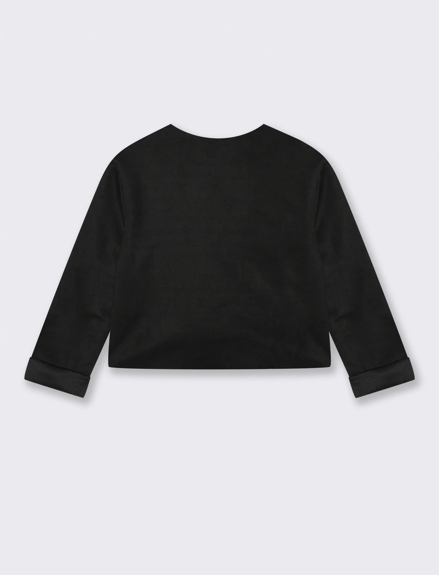 GIACCA SUEDE CORTA - Nero - Image 4