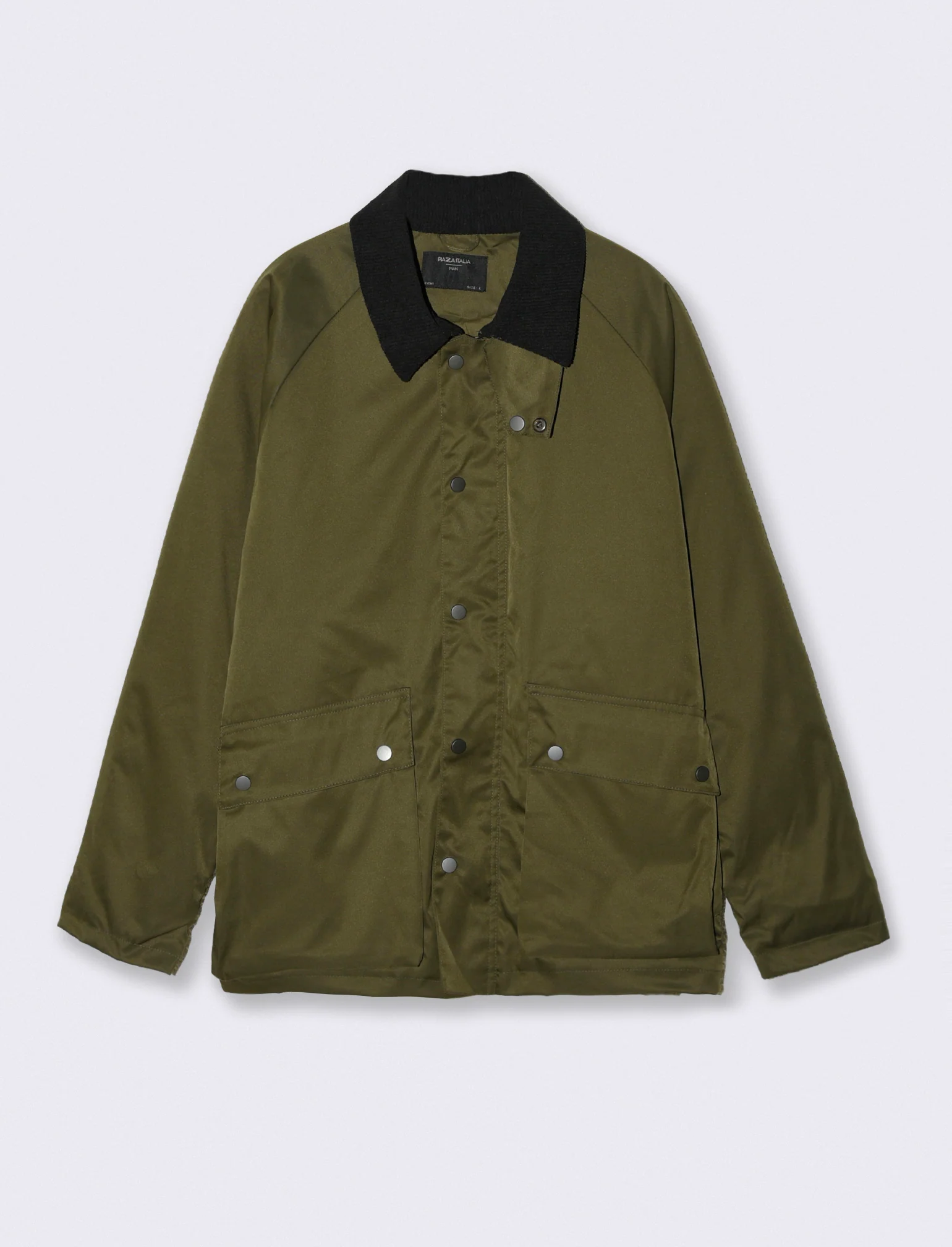 Giacconcino Avventura con Collo a Contrasto - Verde - Image 3