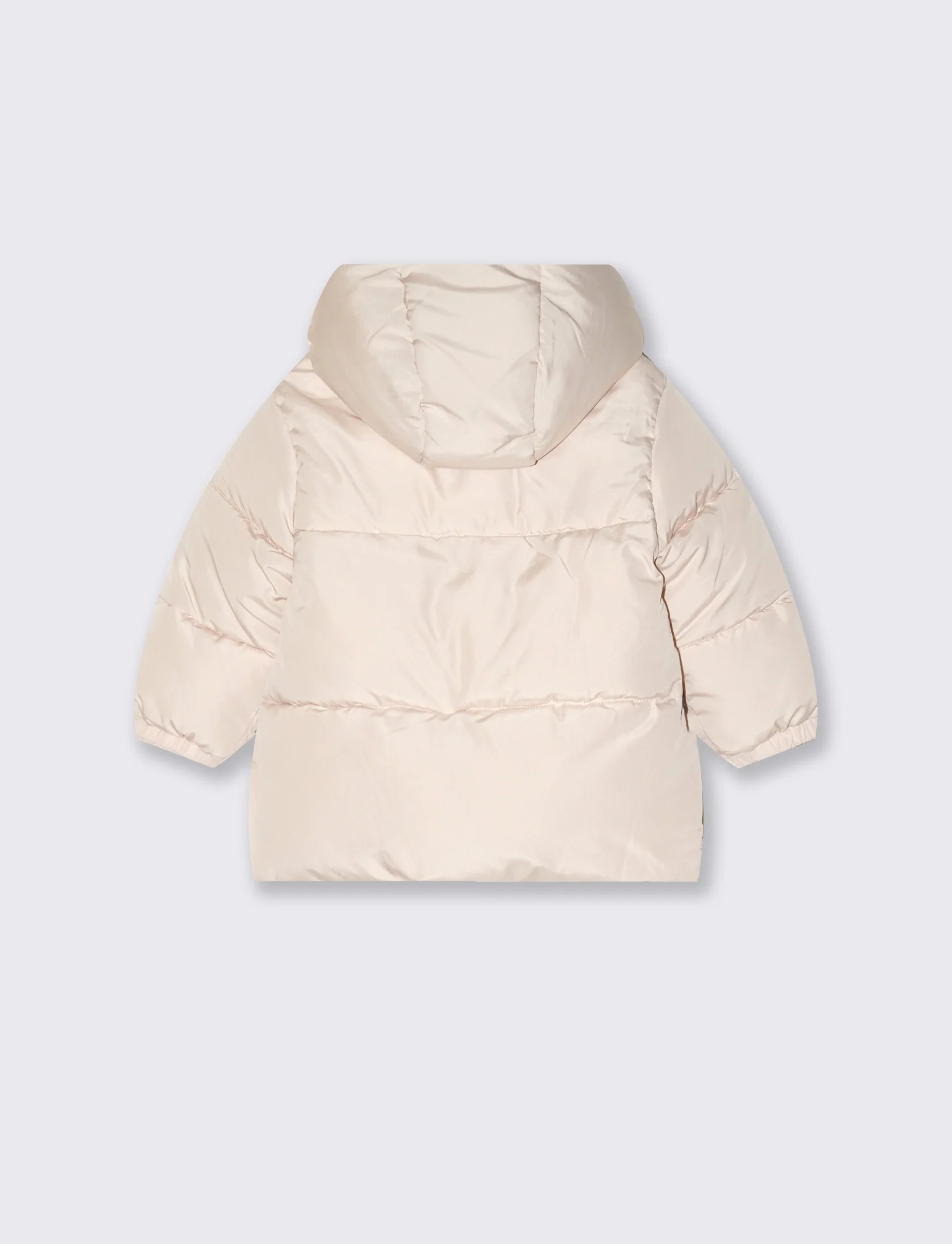 Giaccone caldo con fiocchi e cappuccio - Beige - Image 2