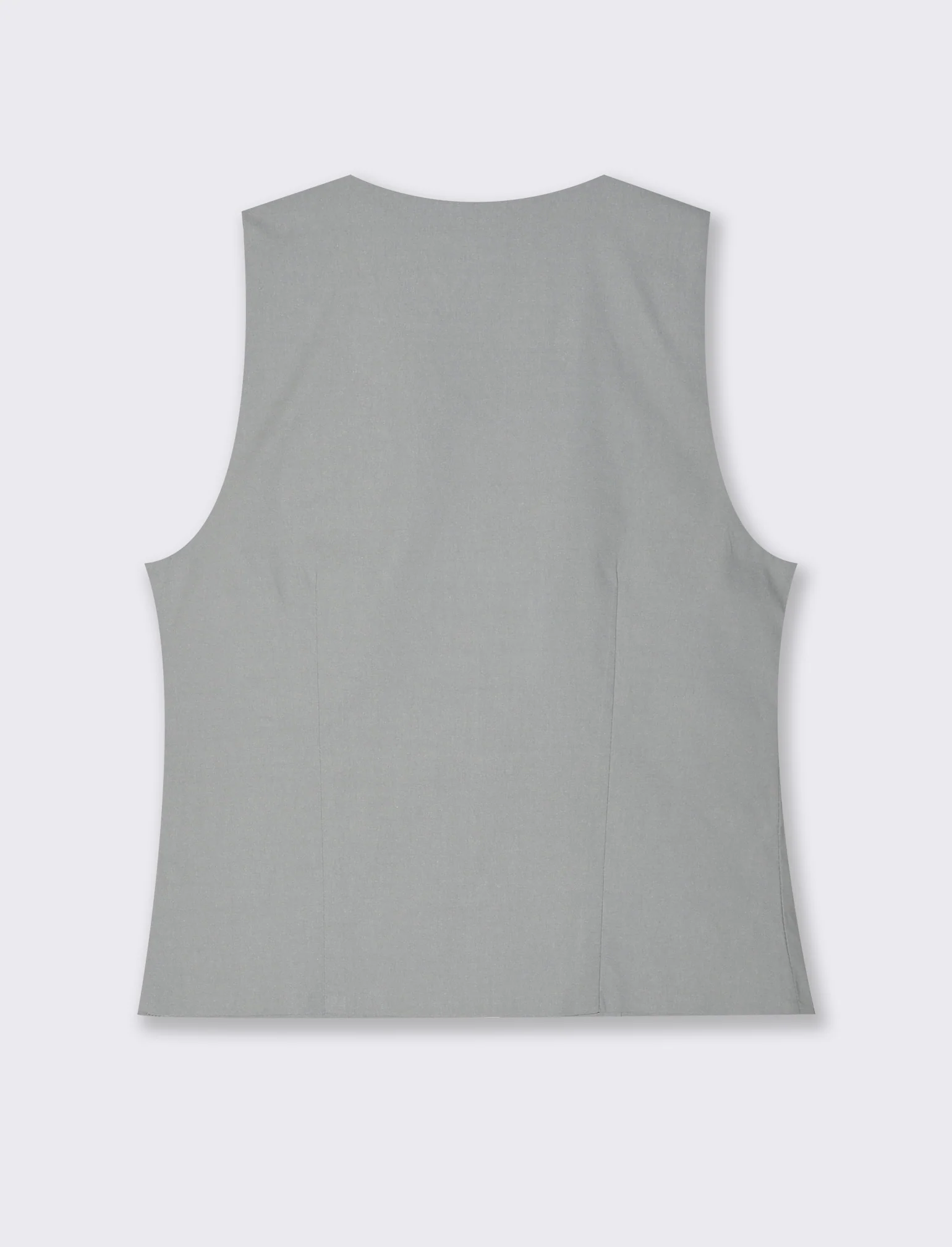 Gilet con laccetti da donna - Bianco perla - Image 2