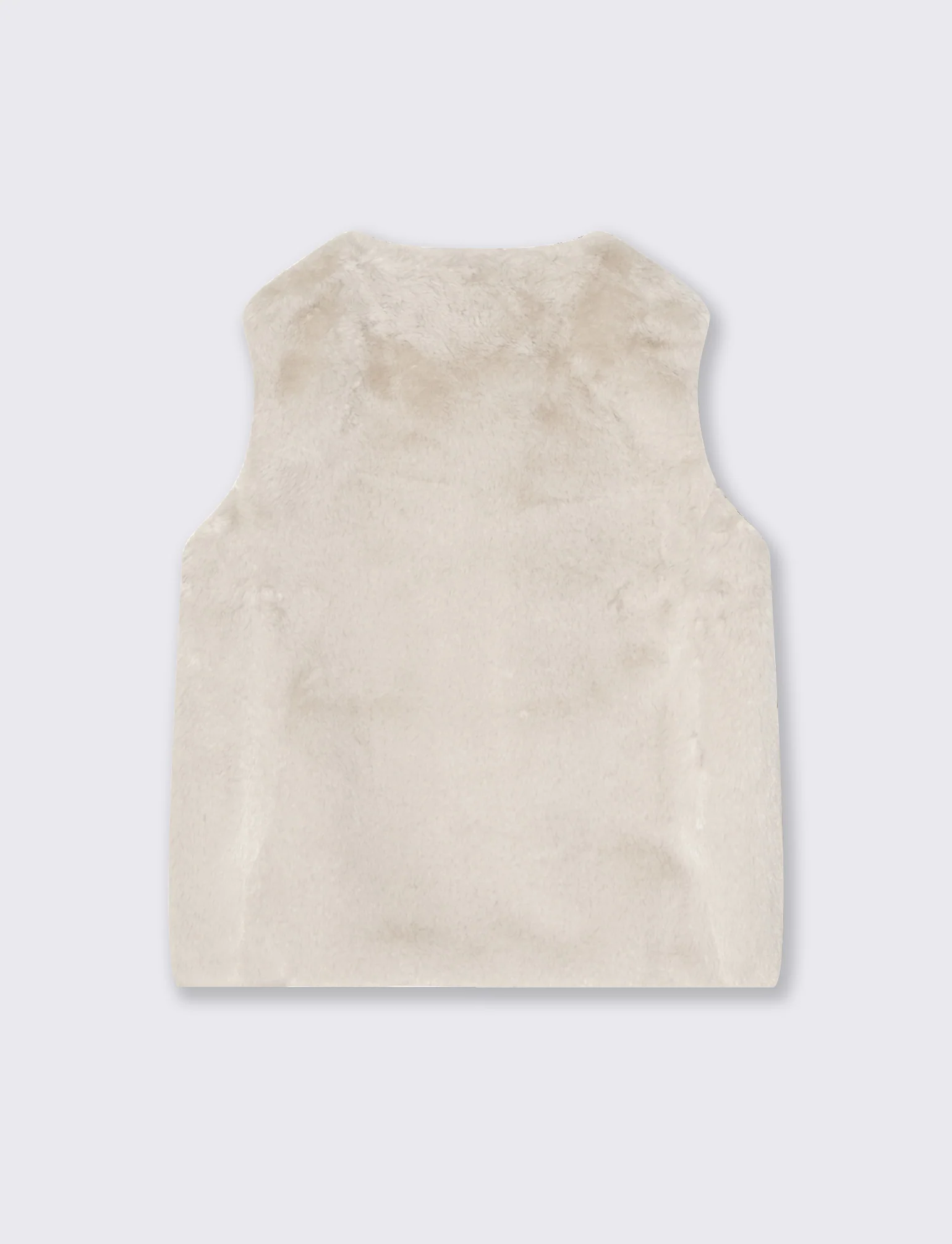 Gilet finta pelliccia da bambina - Bianco - Image 2