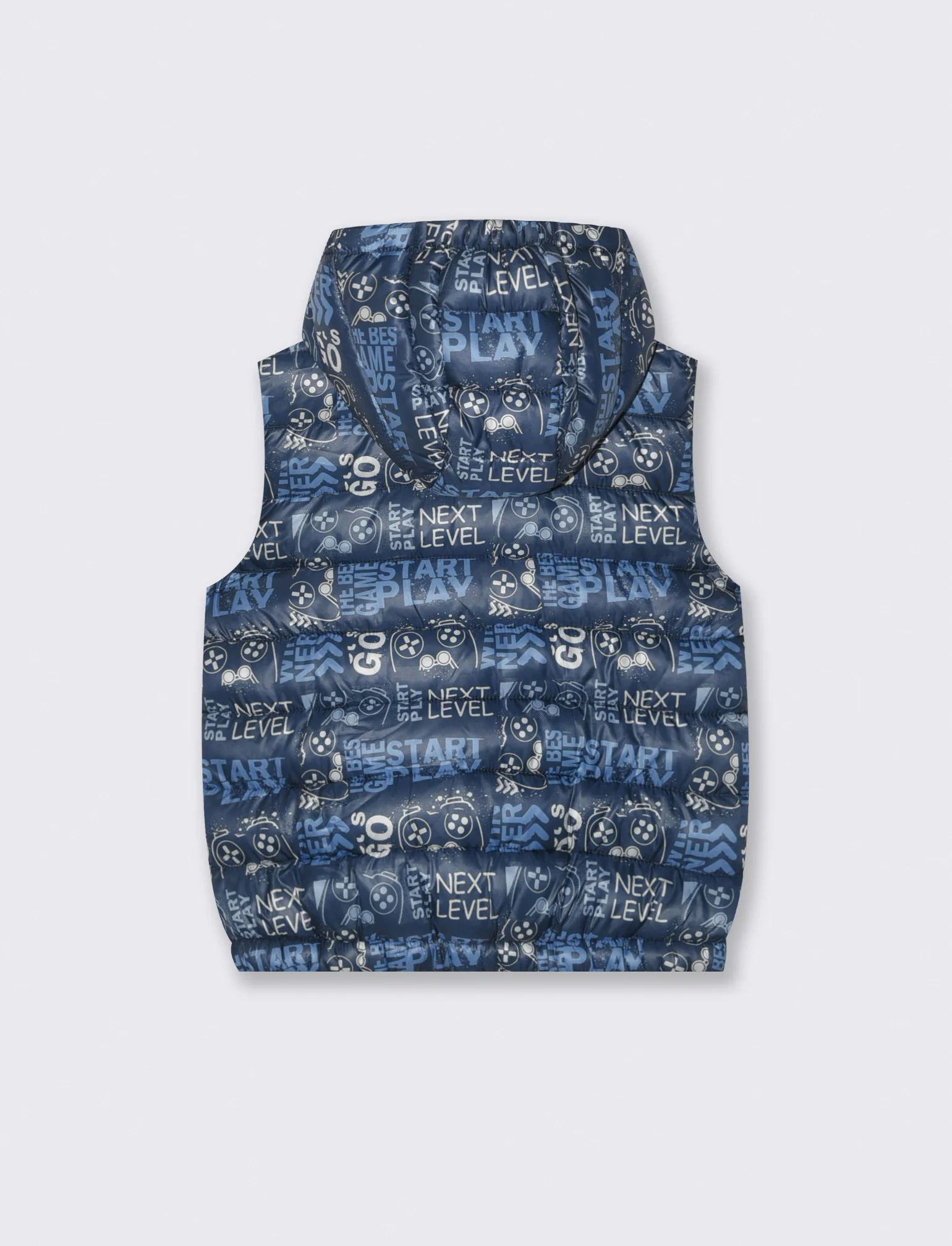 Gilet imbottito leggero con cappuccio - Fantasia - Image 2