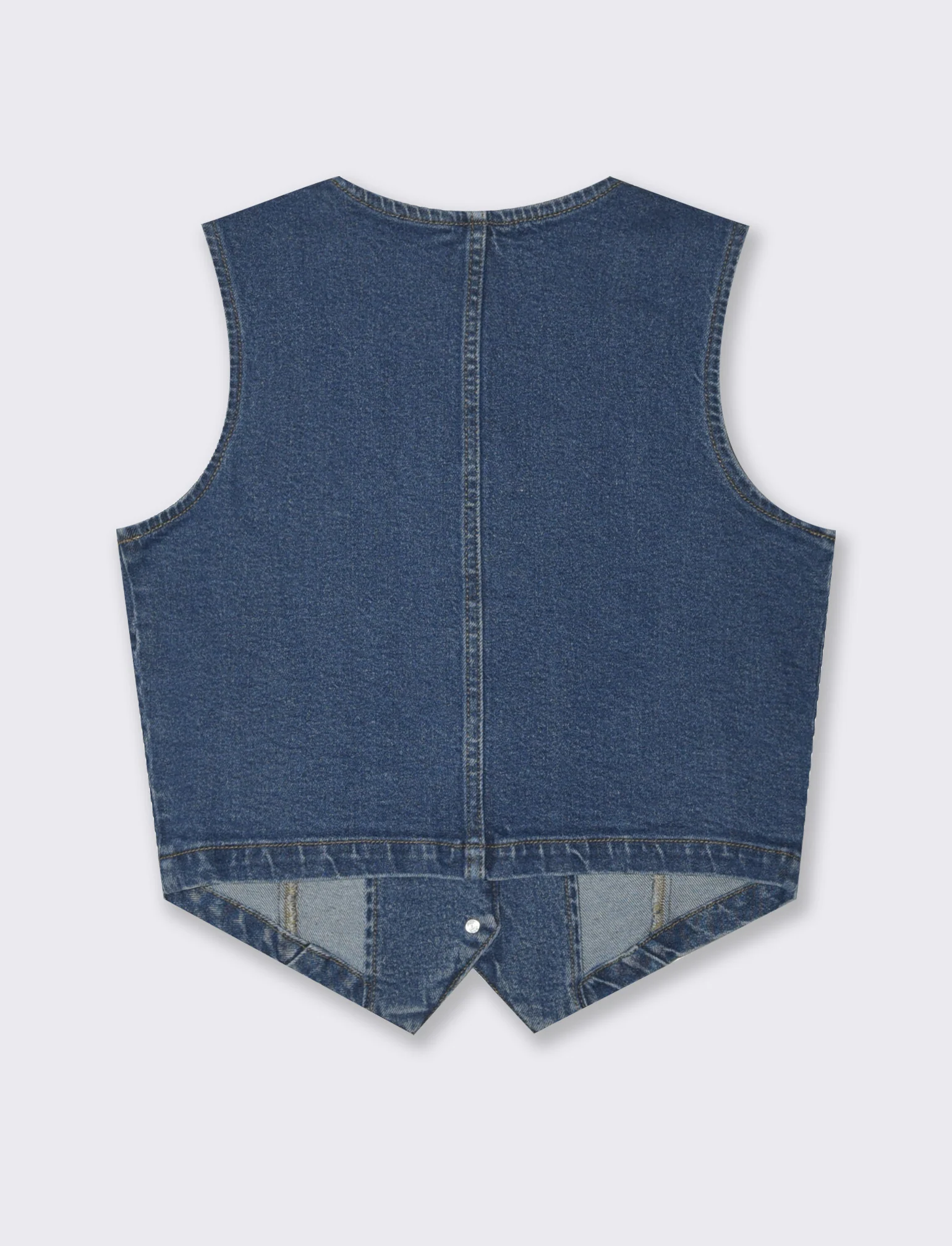 Gilet in denim da donna - Denim - Image 5