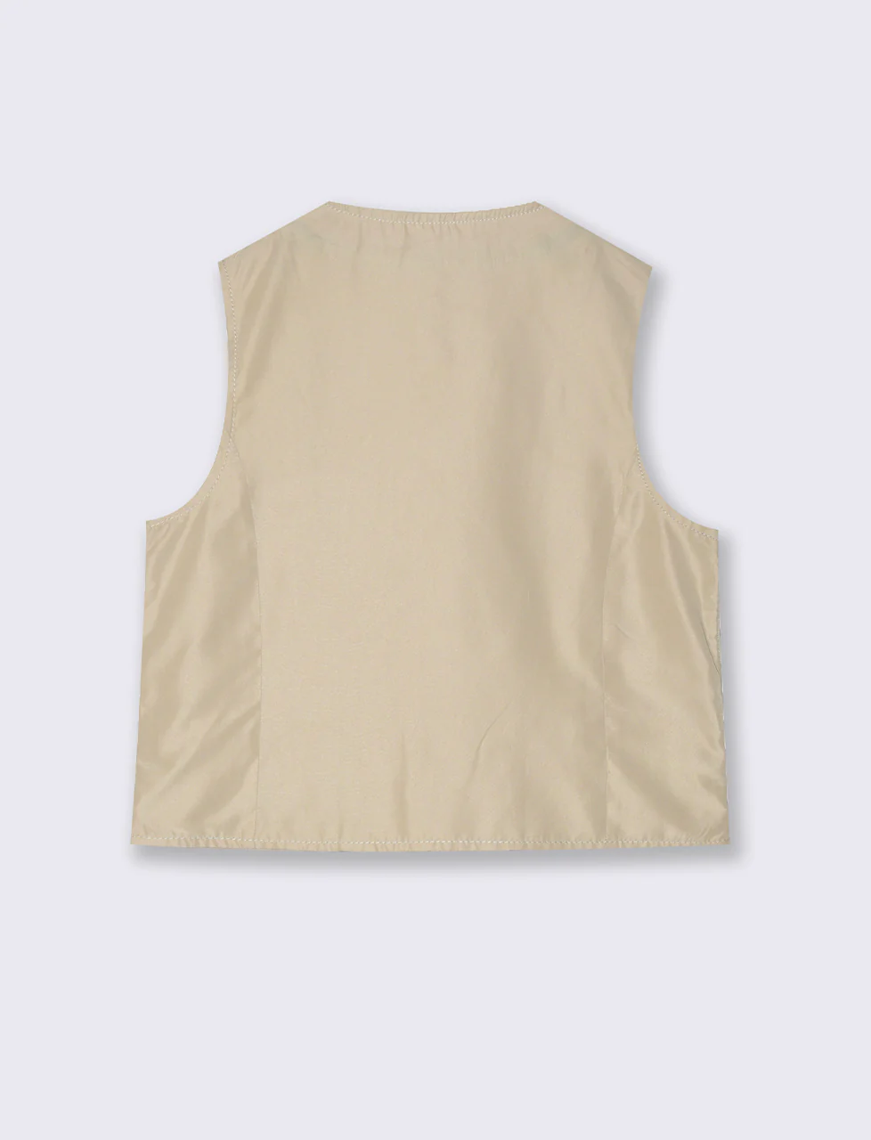 Gilet in maglia beige da bambino - Sabbia - Image 2