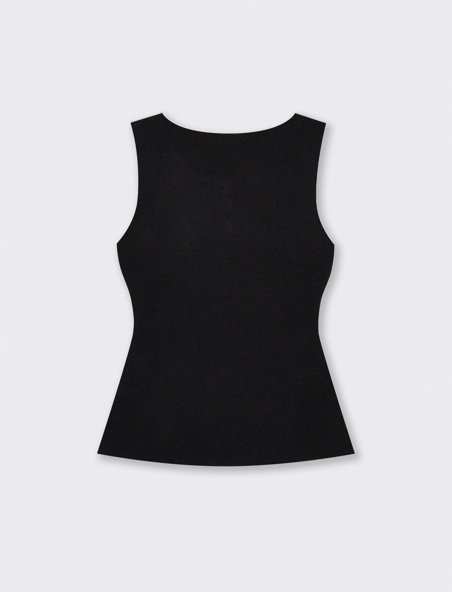 Gilet in maglia con bottoni - Nero - Image 2