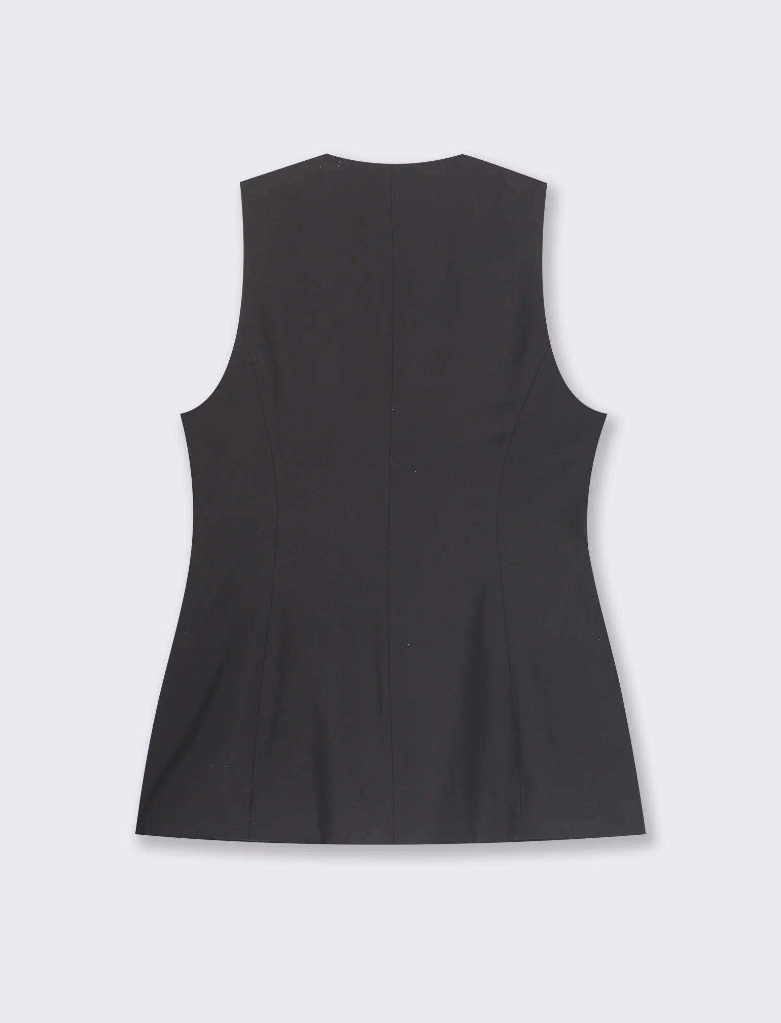 GILET LUNGO - Nero