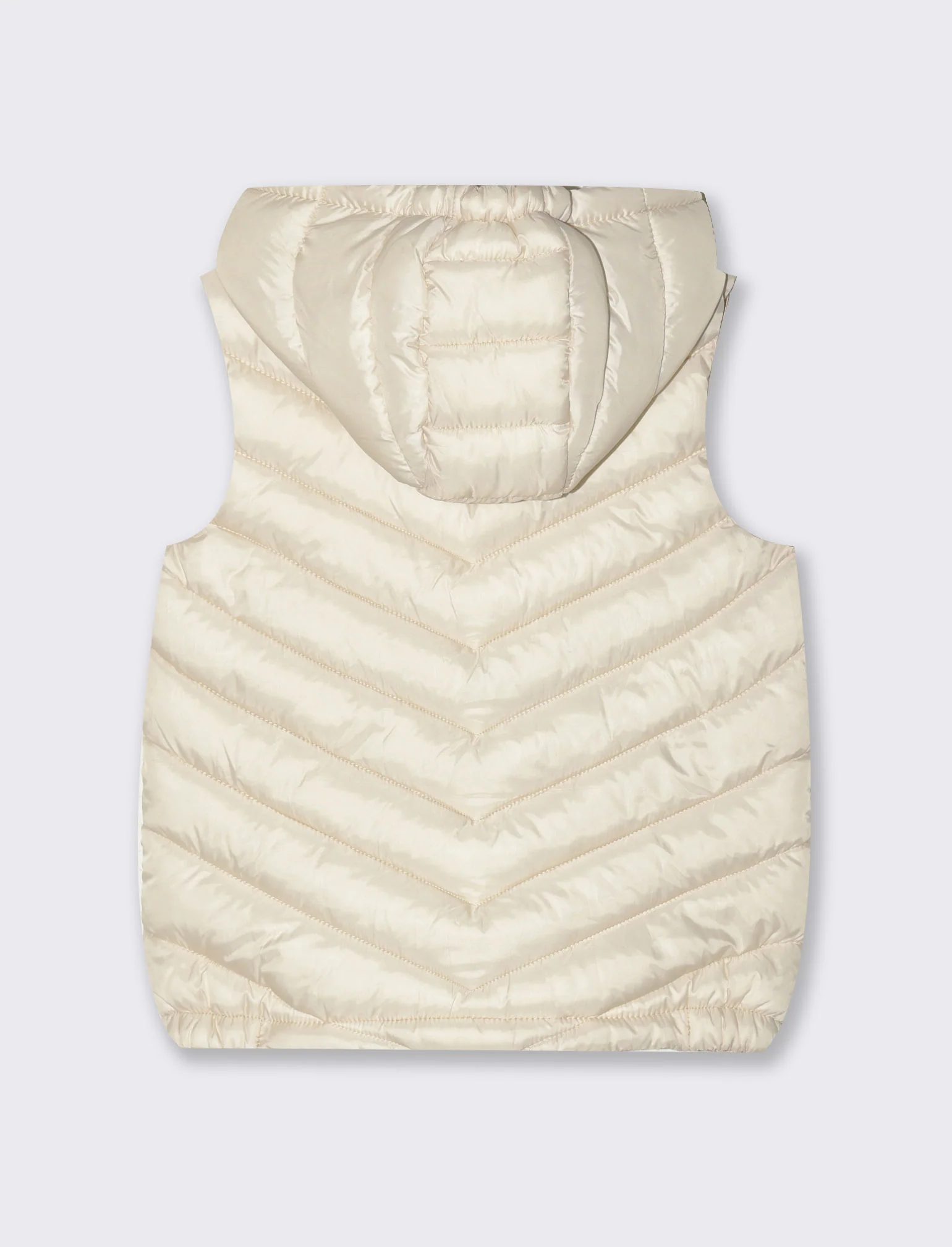 Gilet trapuntato leggero. da bambina - Beige - Image 2