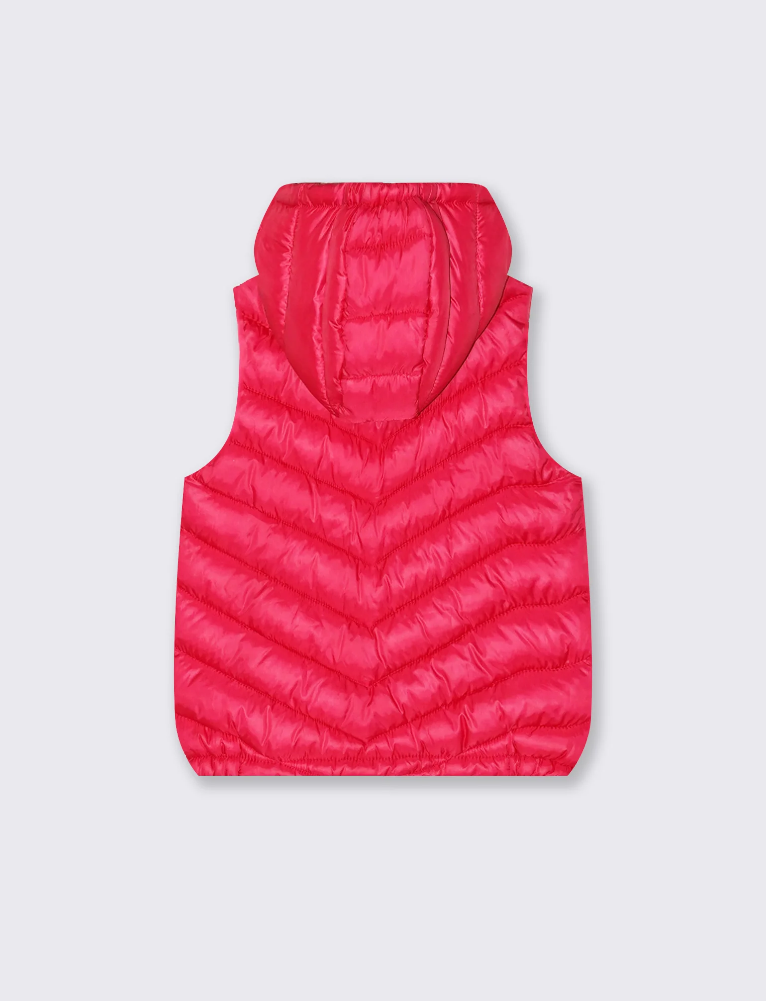 Gilet trapuntato leggero. da bambina - Fuxia - Image 2