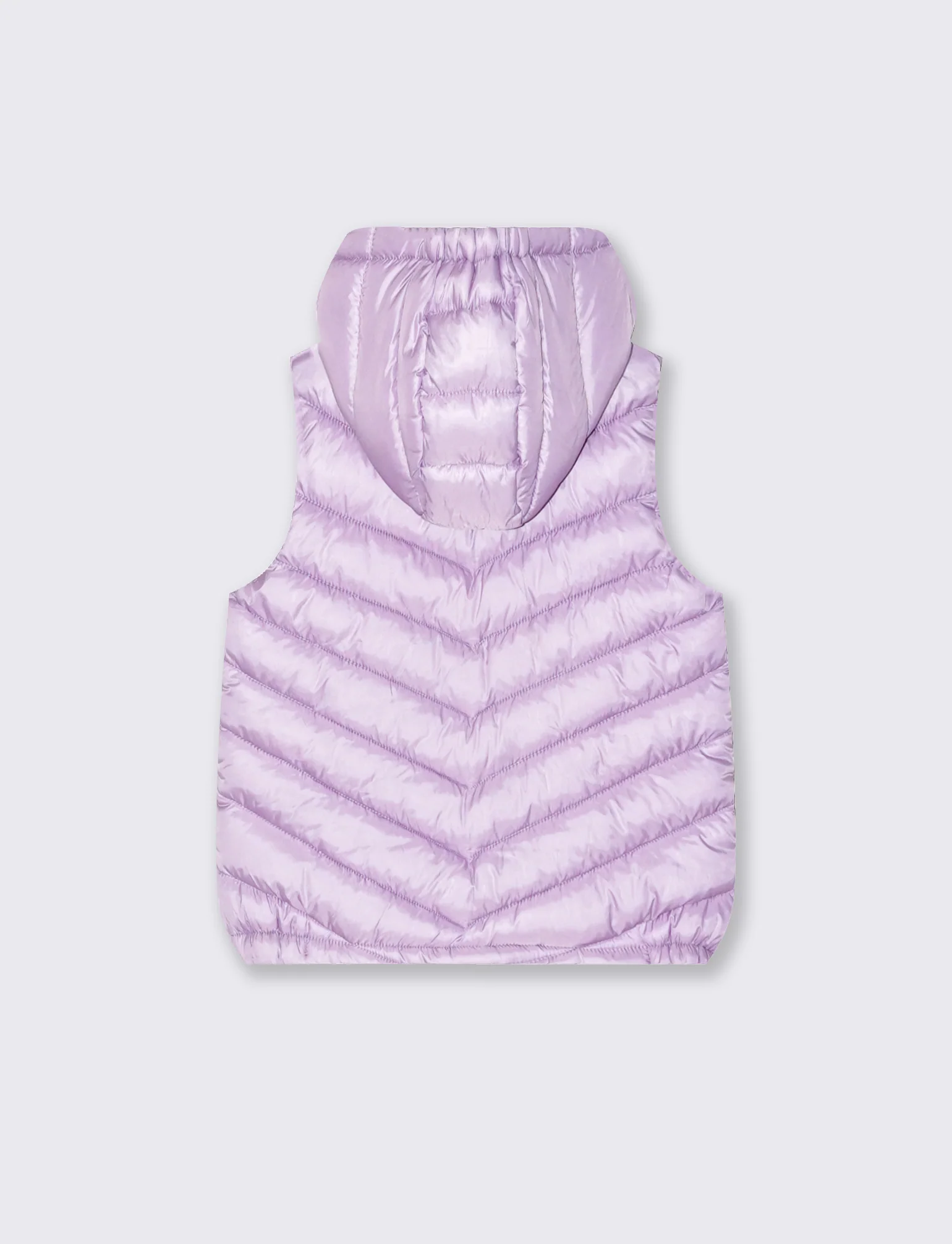 Gilet trapuntato leggero. da bambina - Lilla - Image 2