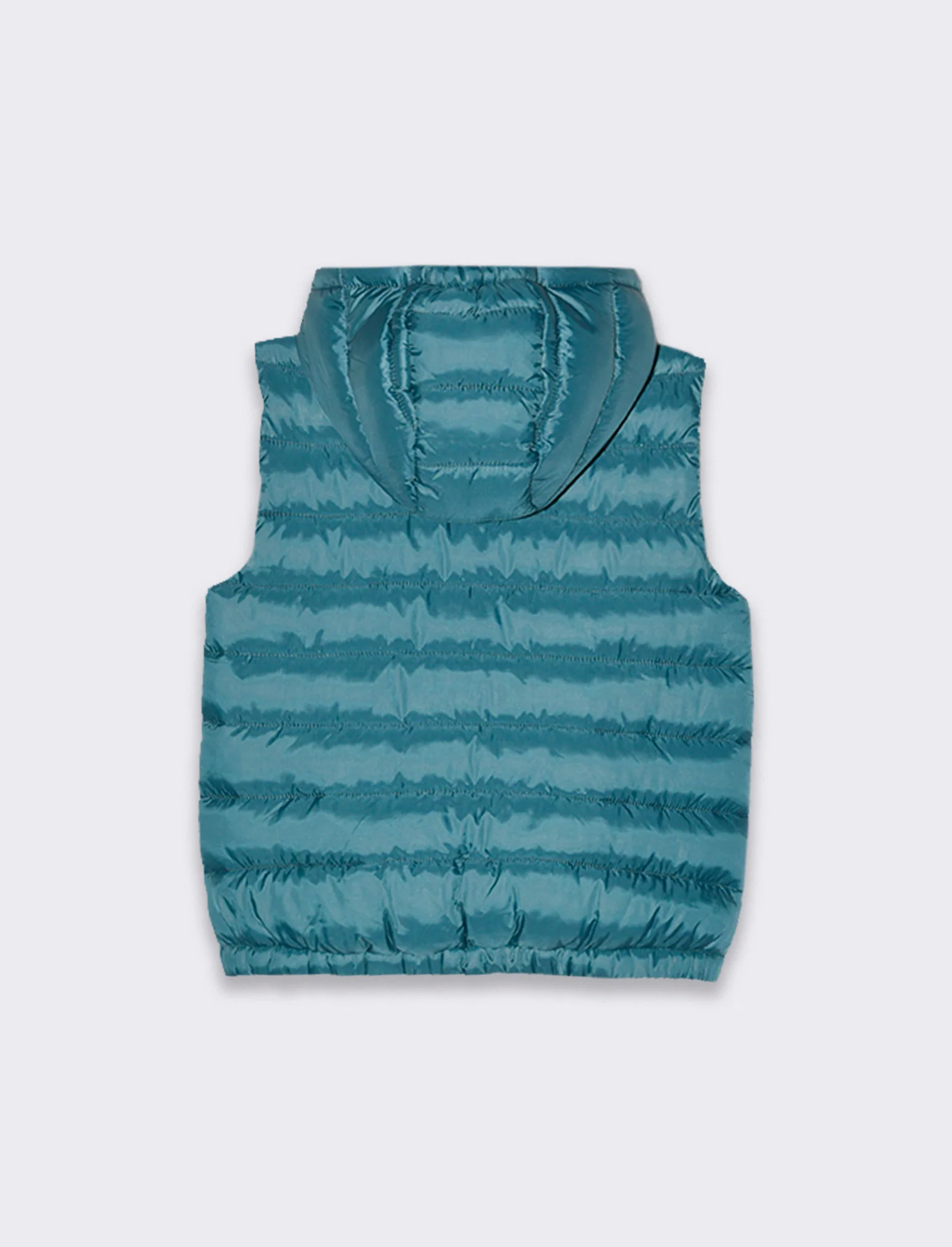 Gilet trapuntato leggero da bambino - Verde Ottanio - Image 2