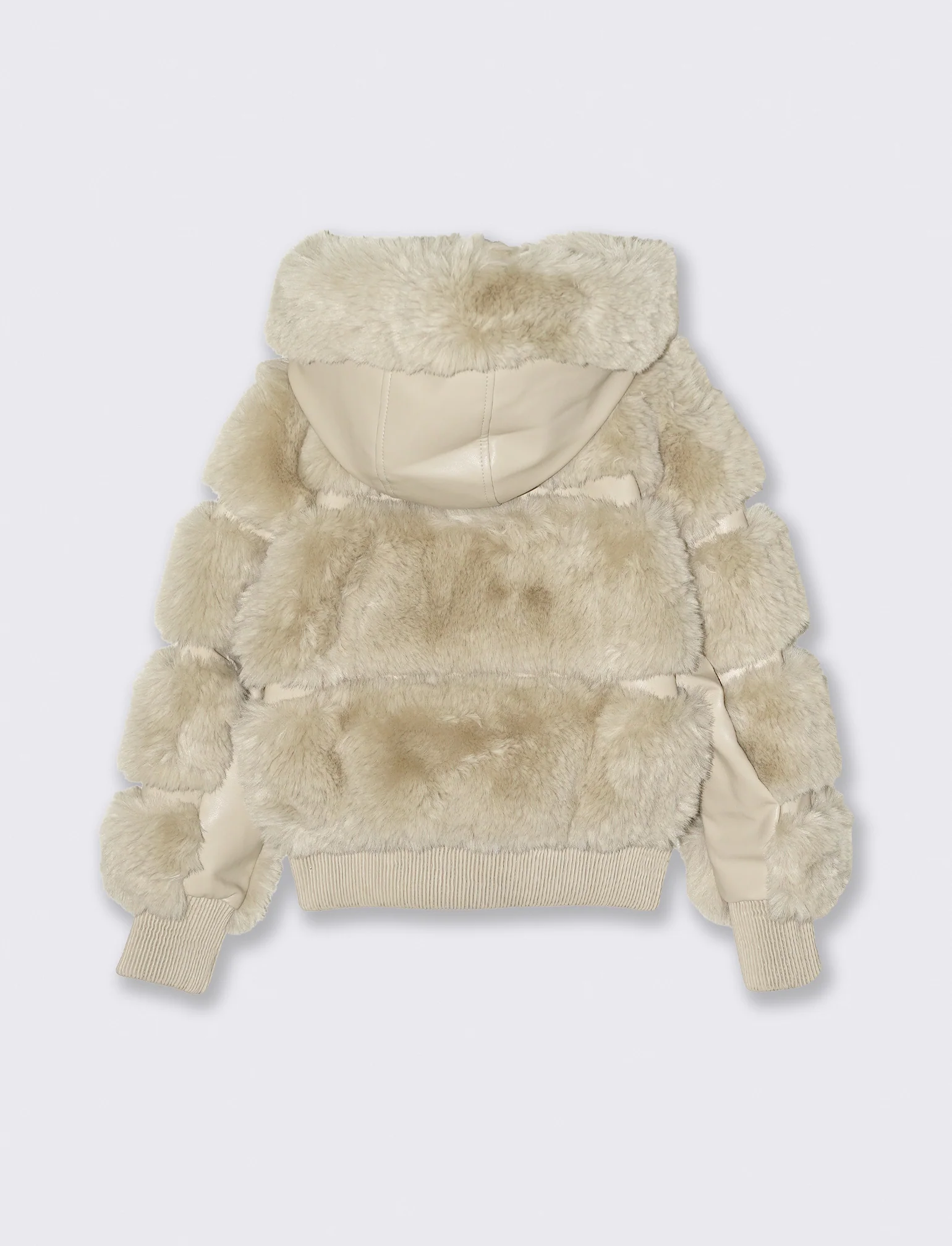 Giubbino con pelliccia - Beige - Image 2