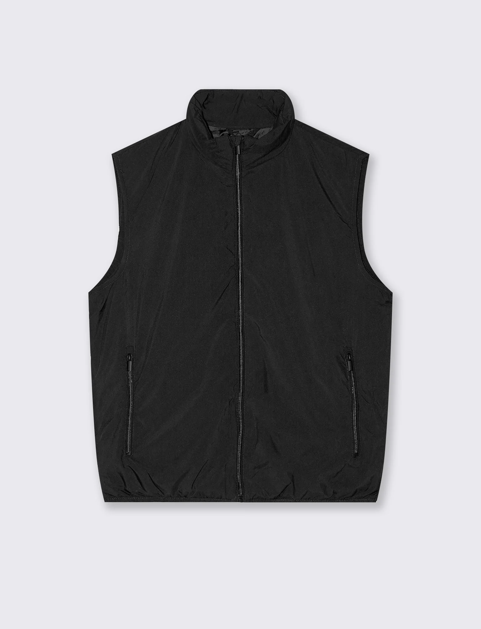 GIUBBOTTO BASIC SMANICATO - Nero