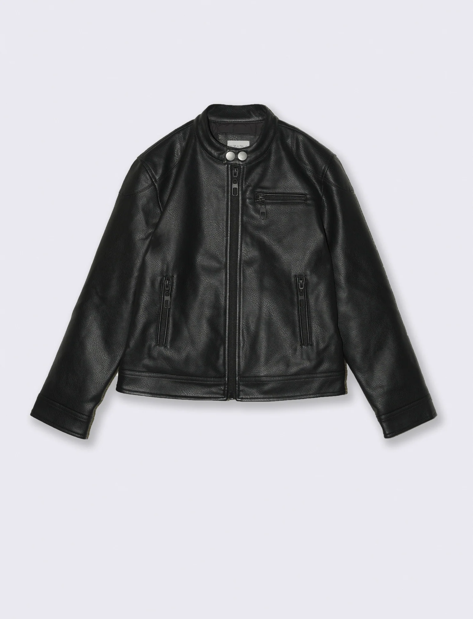GIUBBOTTO BIKER - Nero - Image 3