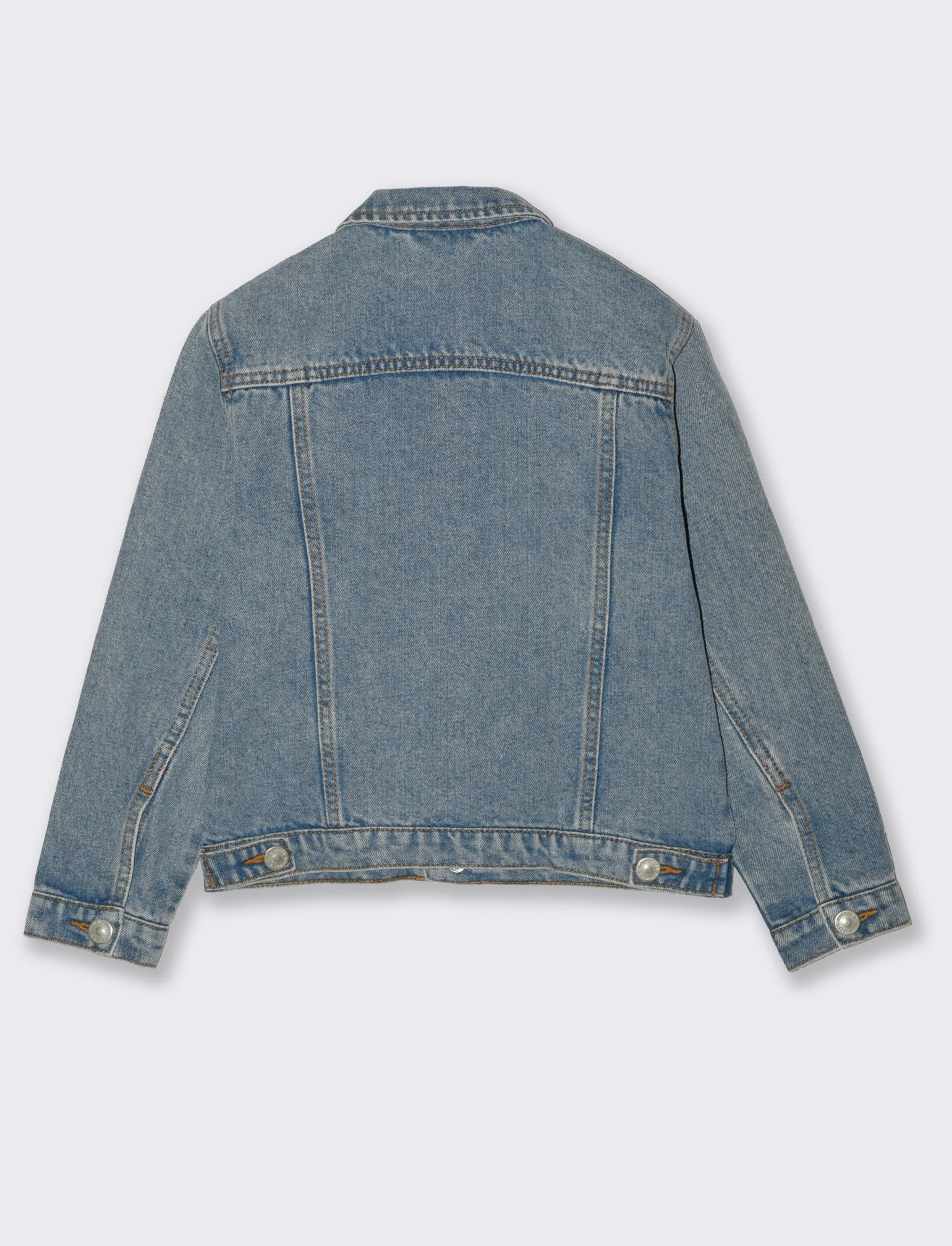 Giubbotto di jeans con tasche e pince - Denim - Image 2