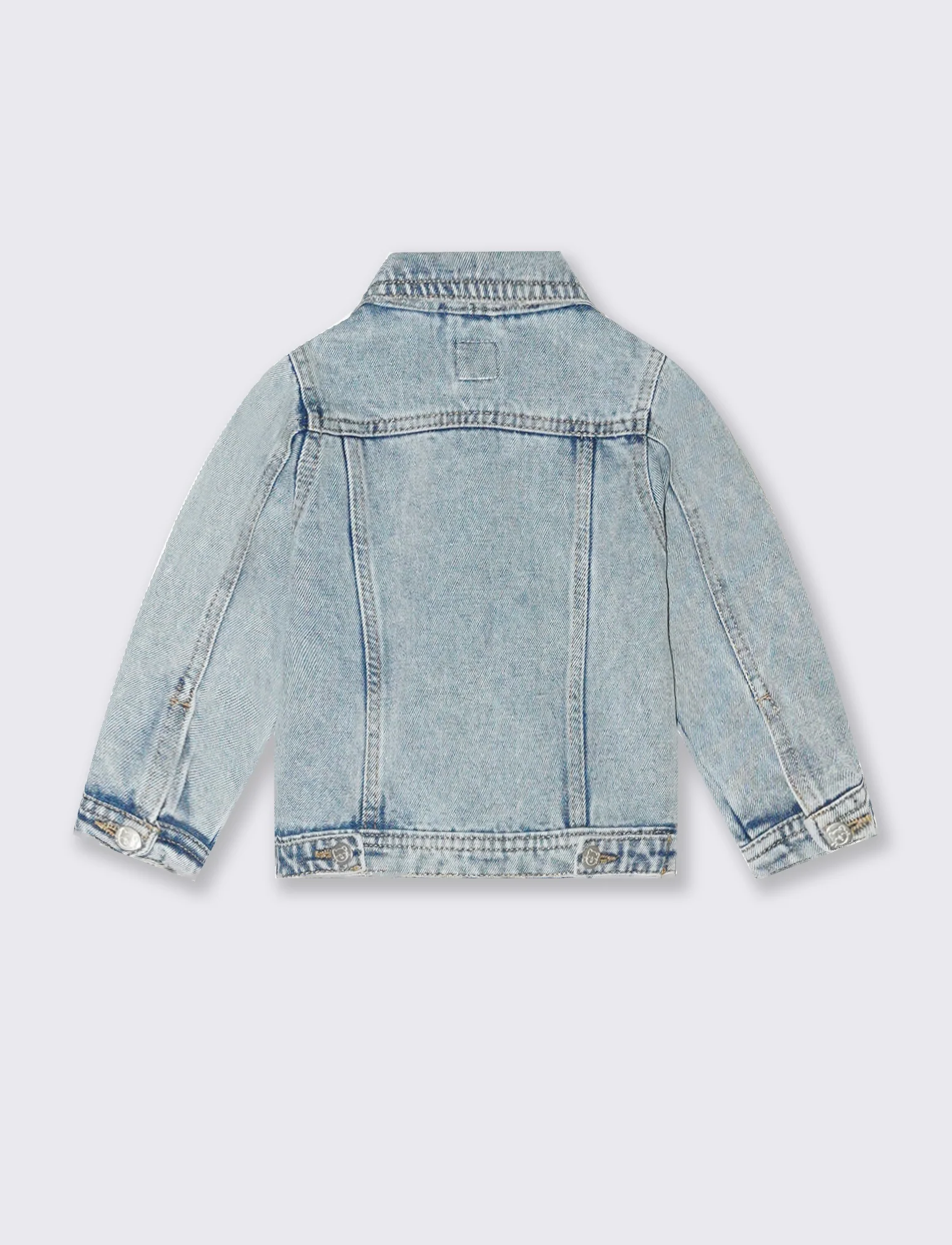 Giubbotto in denim da neonata - Denim chiaro - Image 4
