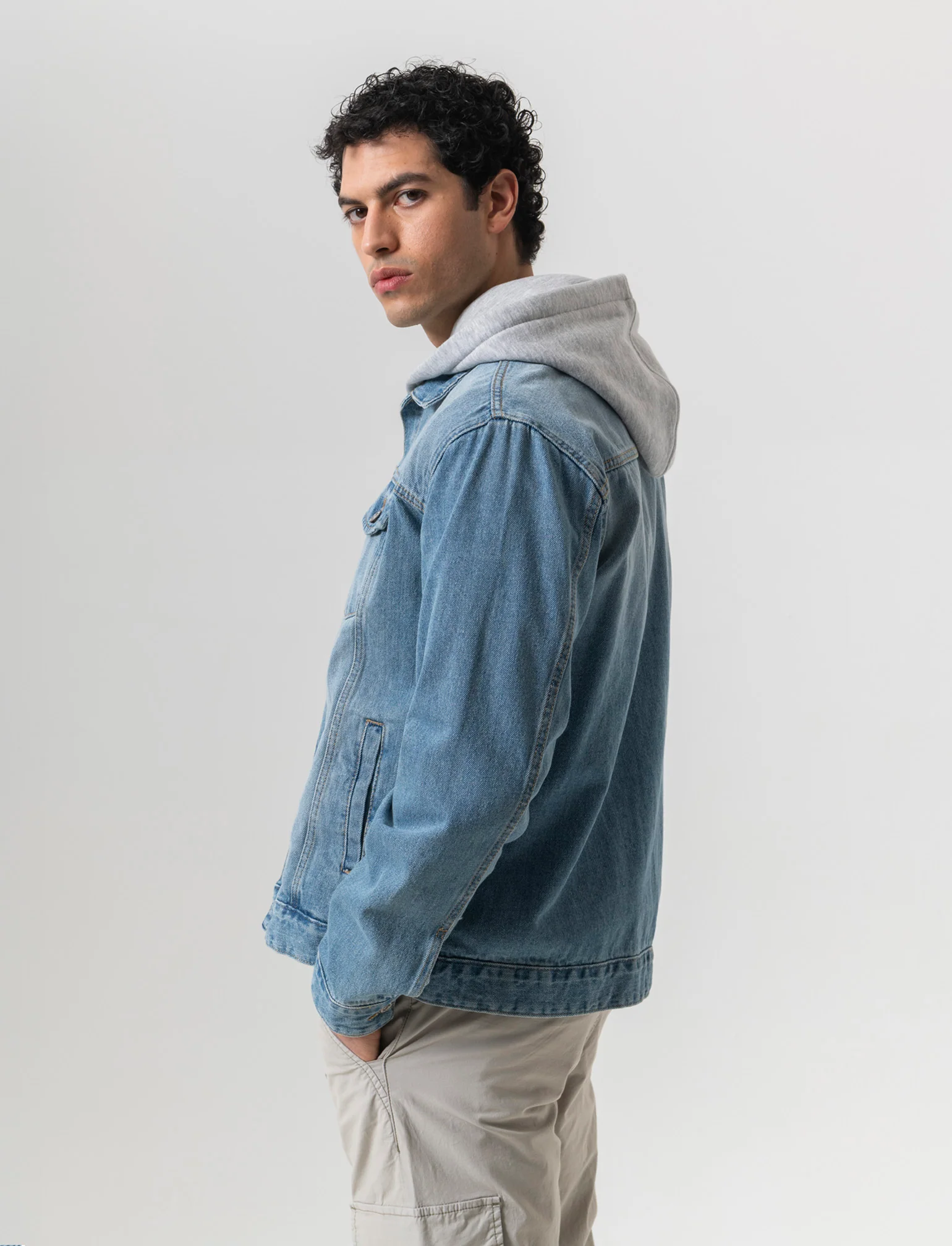 Giubbotto in denim da uomo - Denim