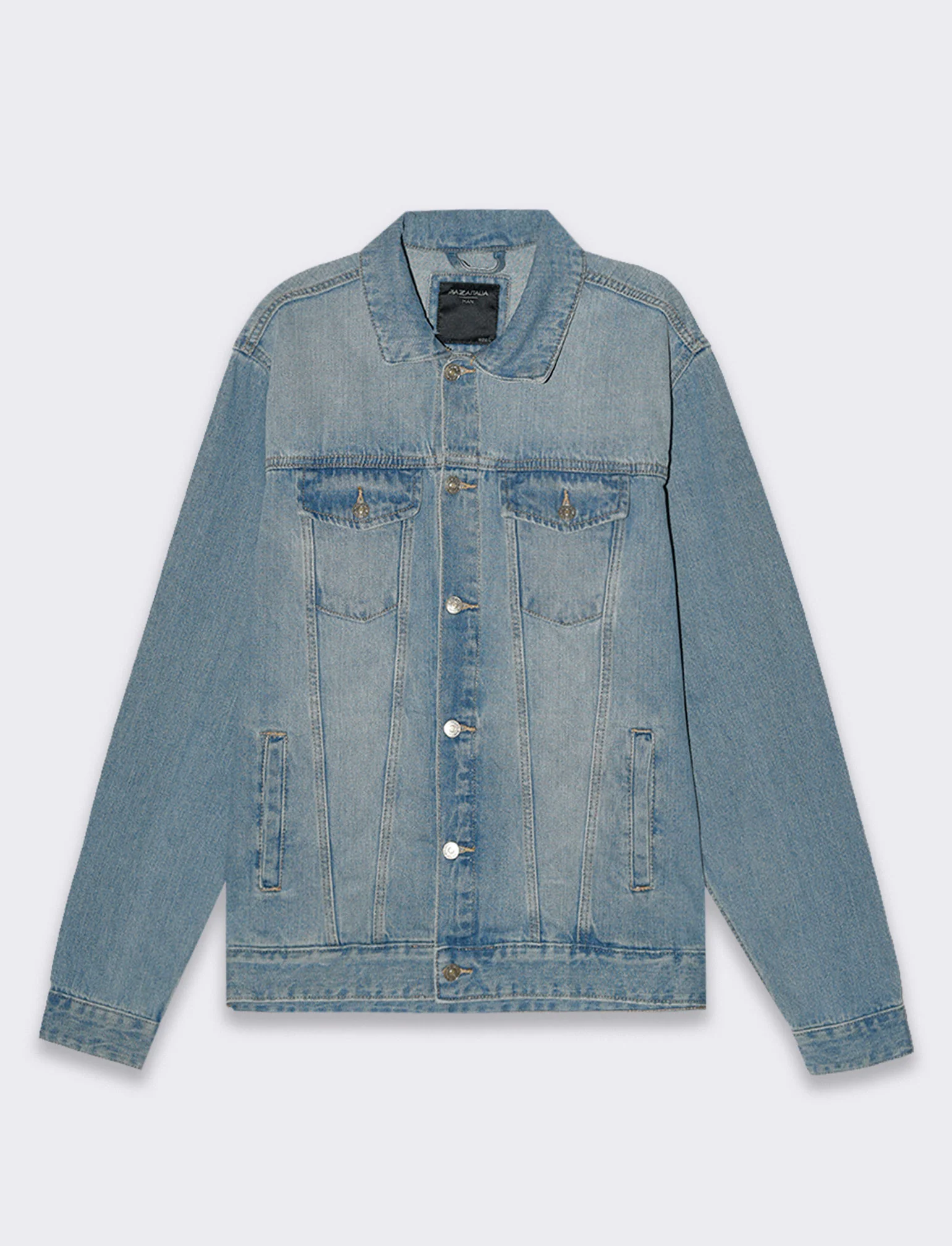 Giubbotto in denim da uomo - Denim - Image 4