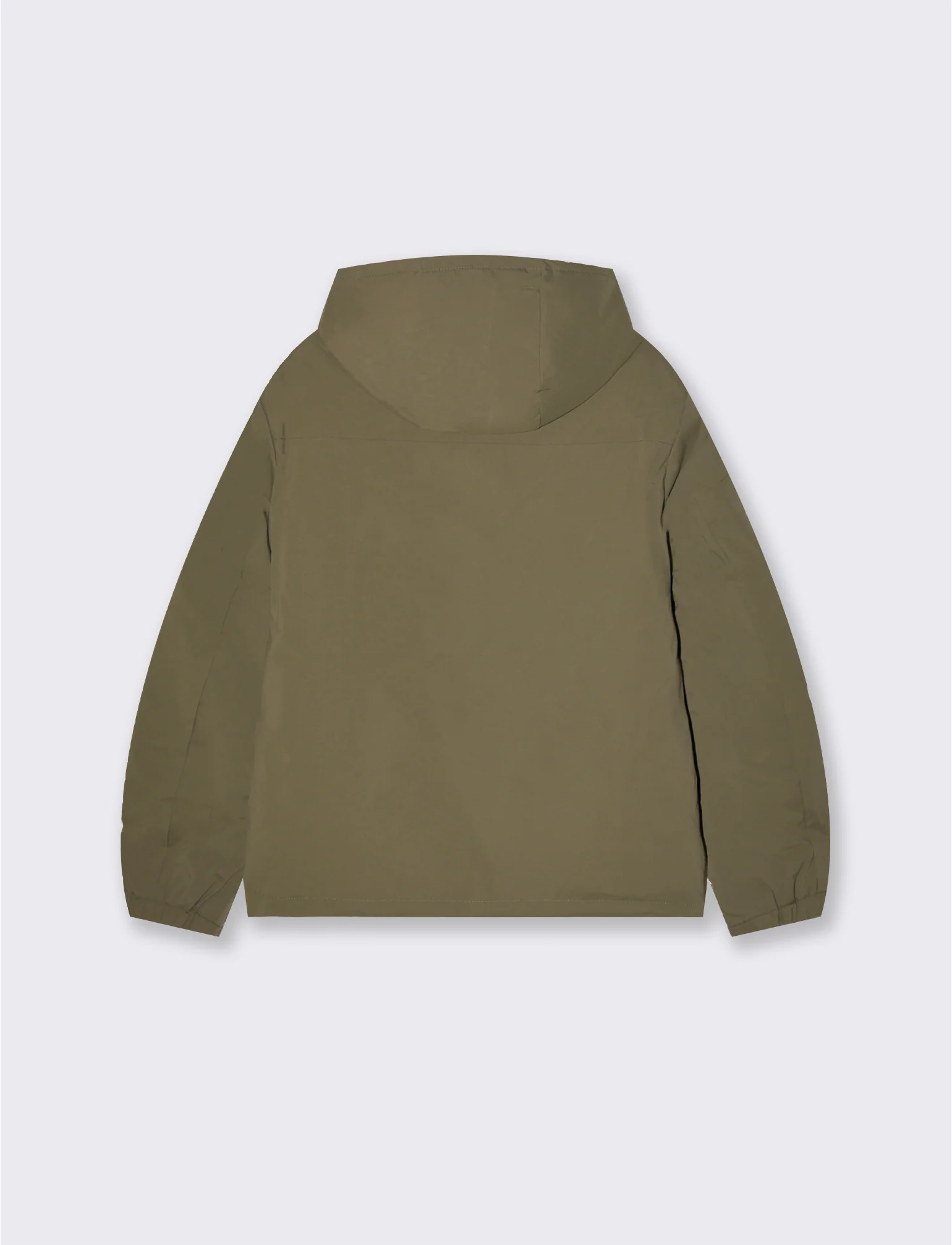 Giubbotto reversibile antivento con cappuccio da uomo - Verde kaki - Image 5