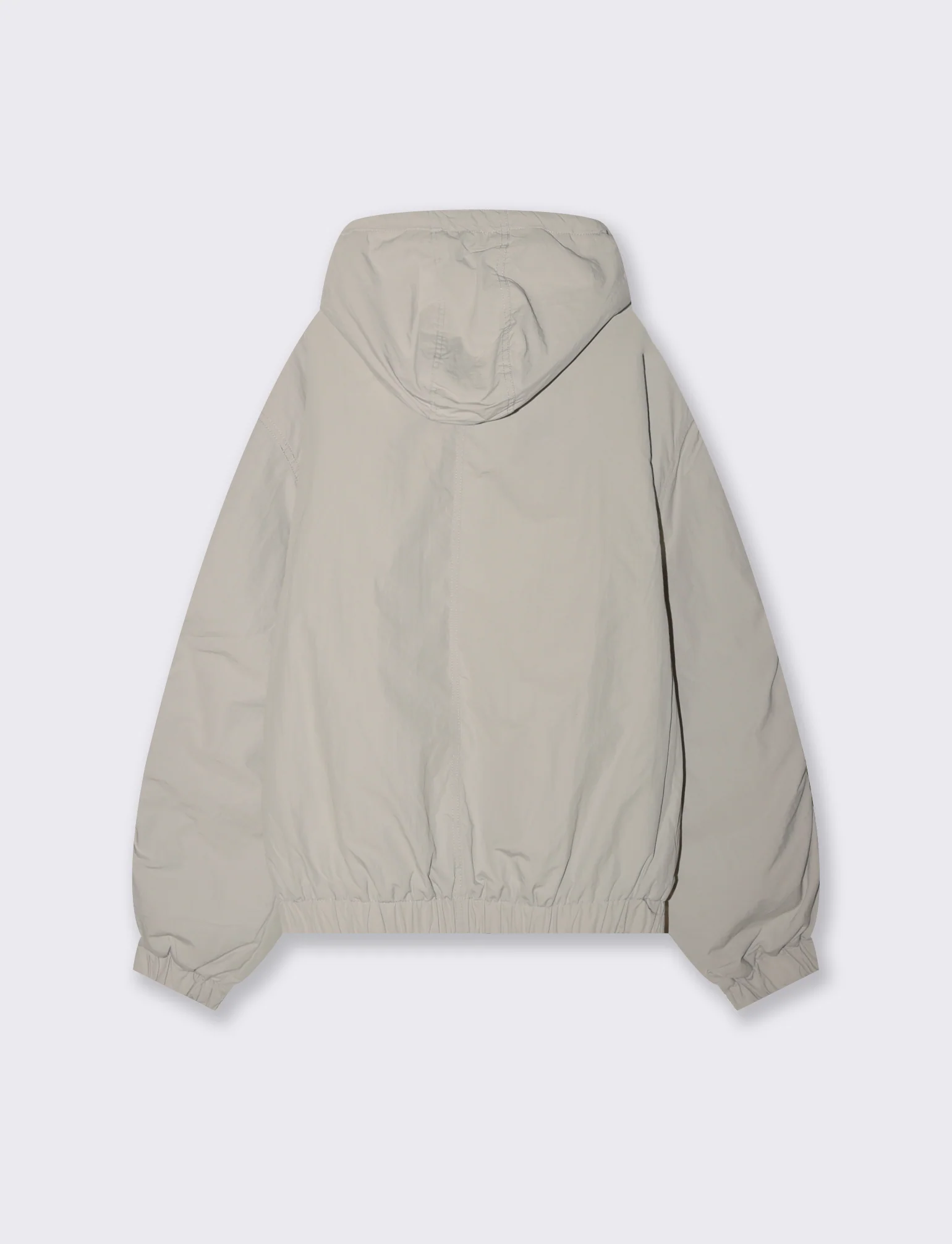 GIUBBOTTO TECNICO CON CAPPUCCIO BOXY FIT - Grigio ghiaccio - Image 2
