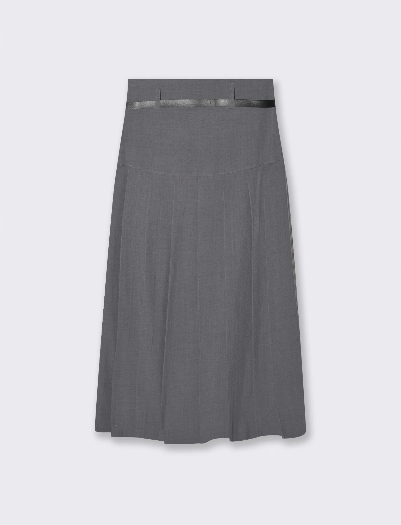 GONNA CON CINTURA - Grigio - Image 2