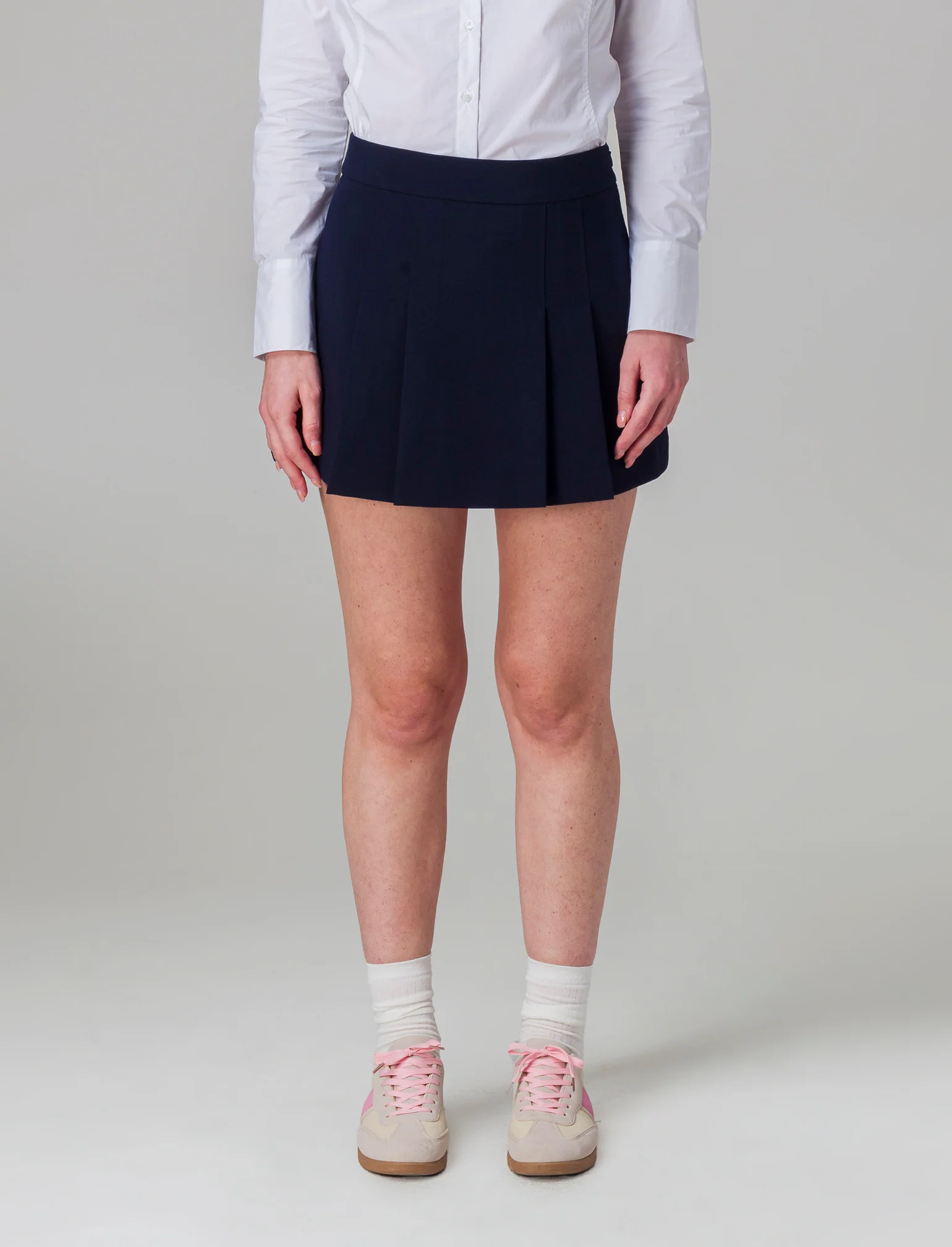 Gonna con pantaloncino da donna - Blu