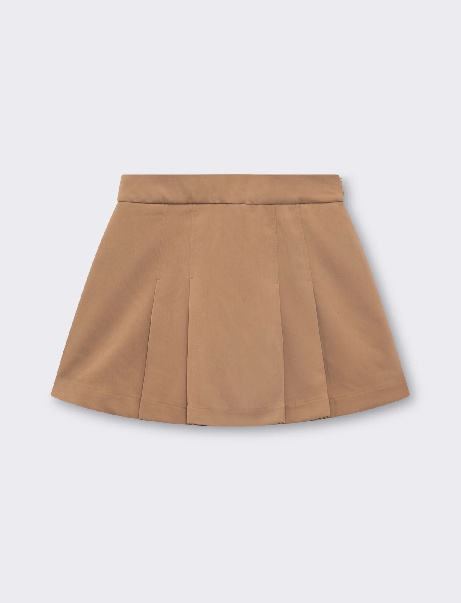 Gonna con pantaloncino da donna - Cammello