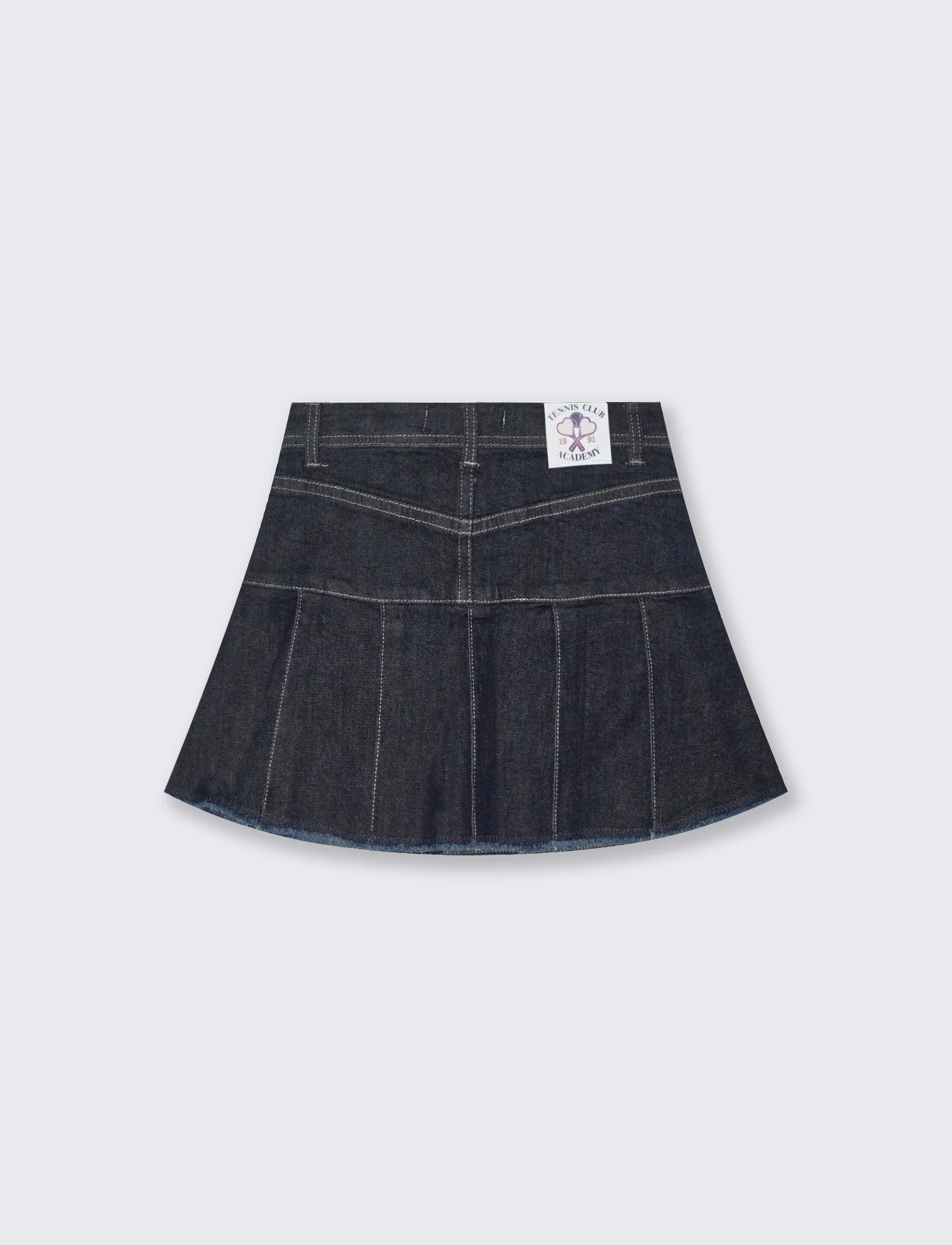 Gonna da bambina in denim a pieghe - Denim - Image 2