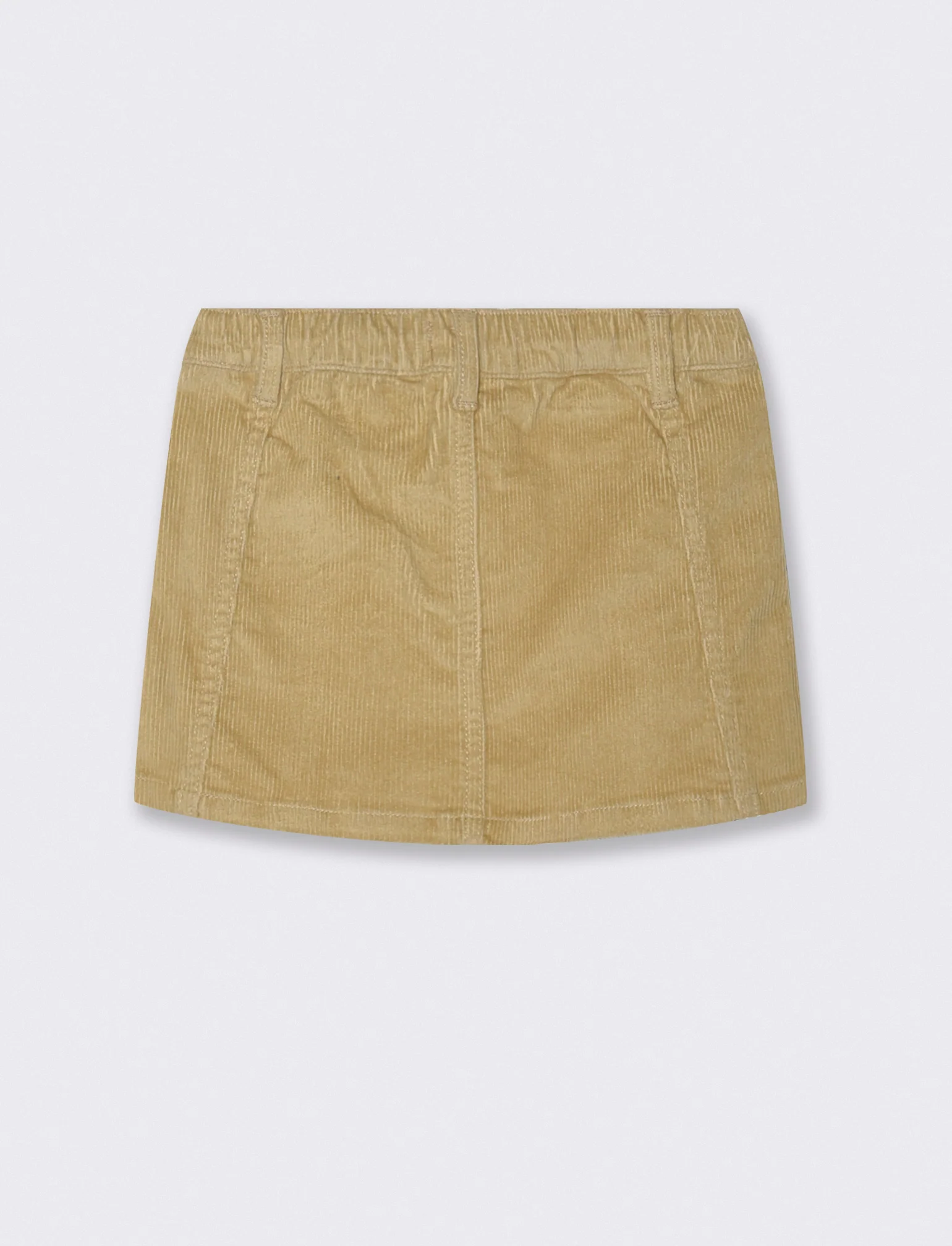 Gonna di velluto - Beige - Image 2