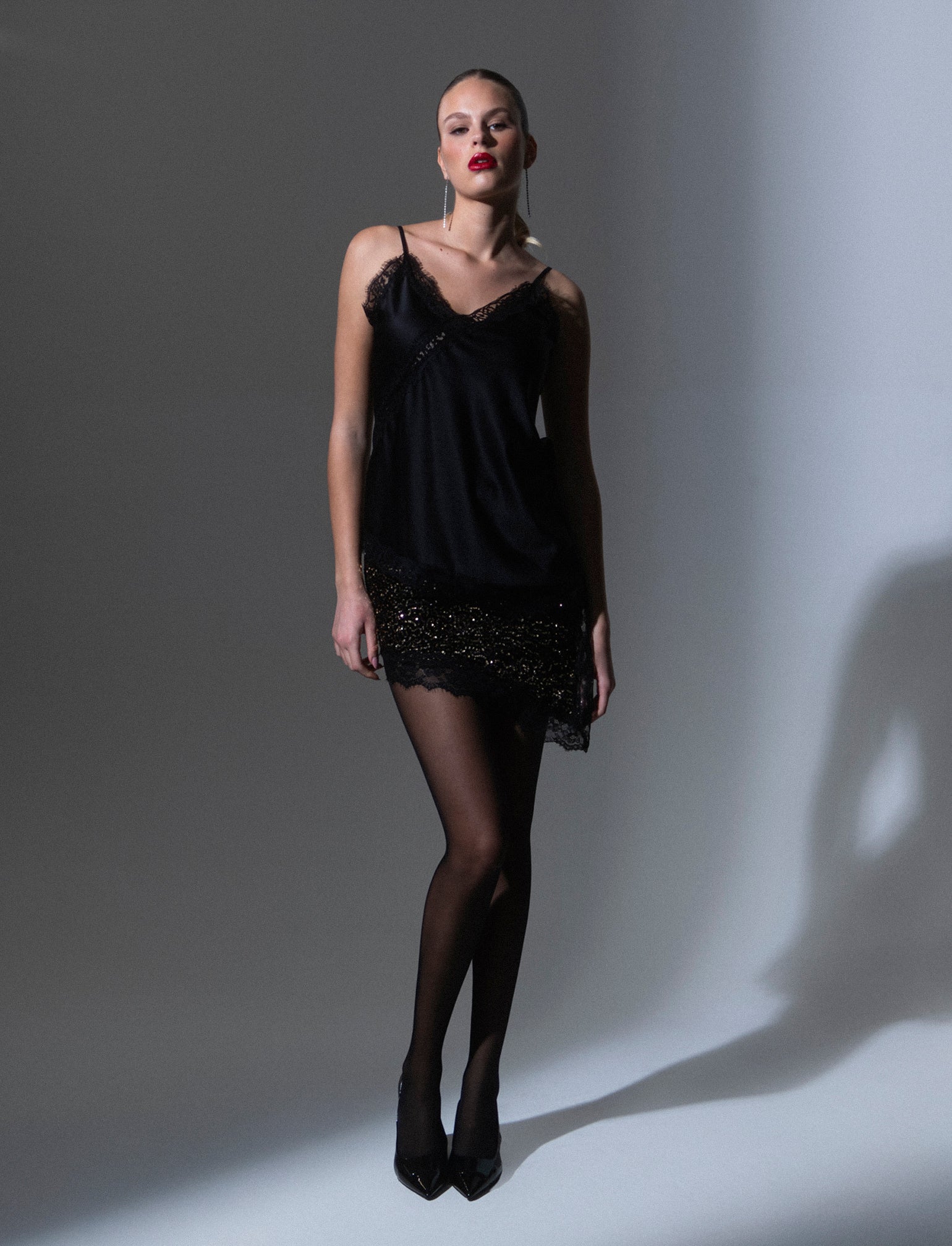 Gonna in paillettes - Oro