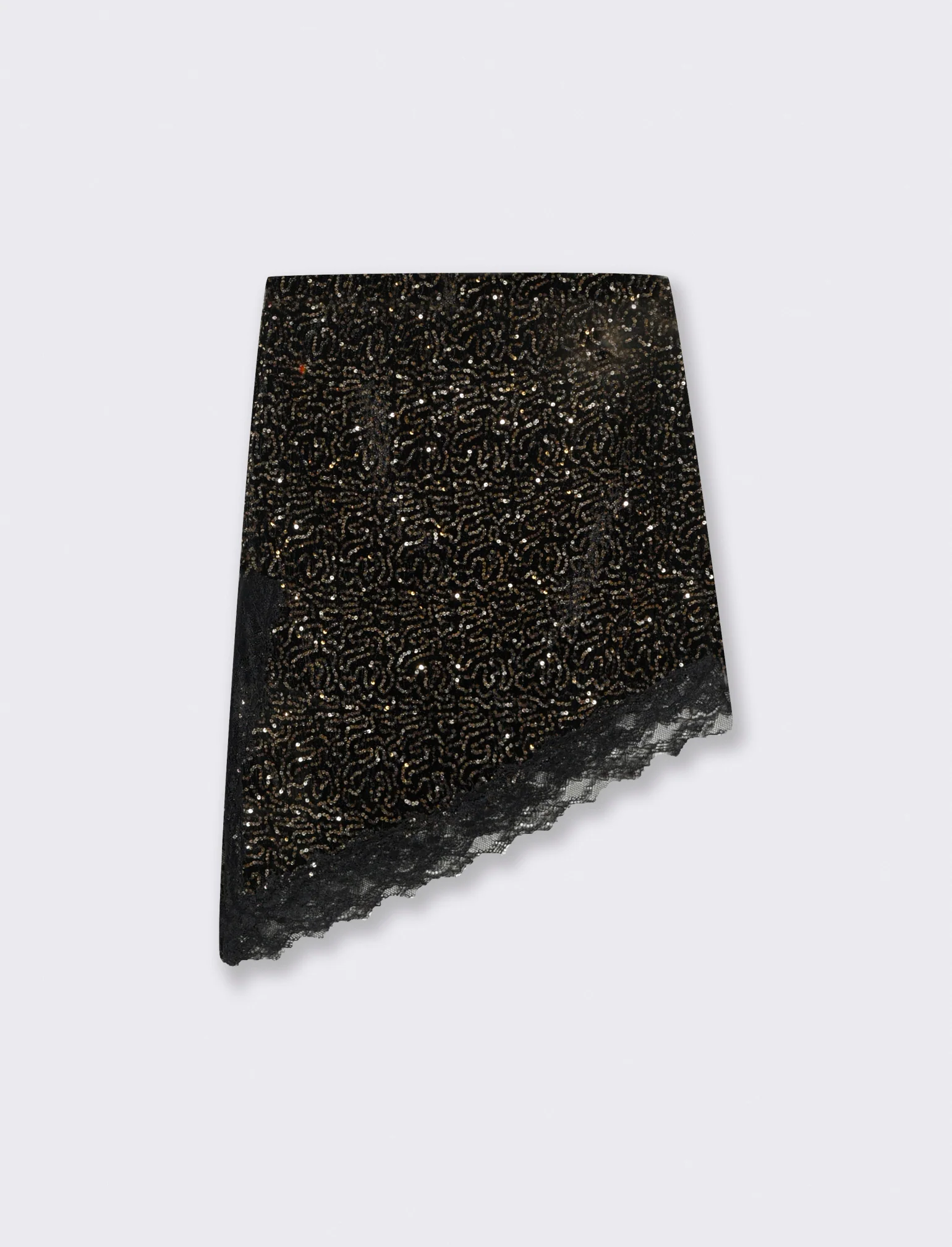 Gonna in paillettes - Oro - Image 3