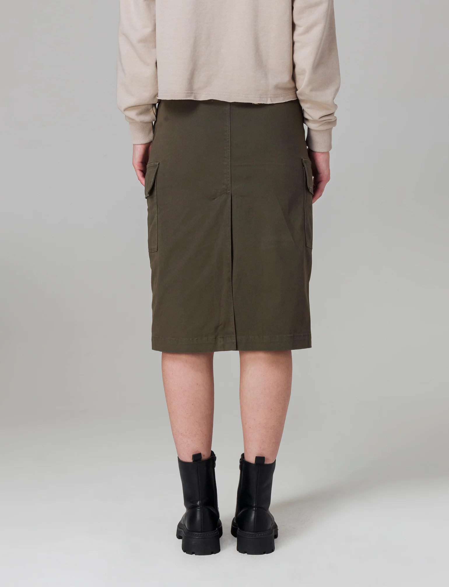 Gonna longuette con tasche da donna - Ve.milit.