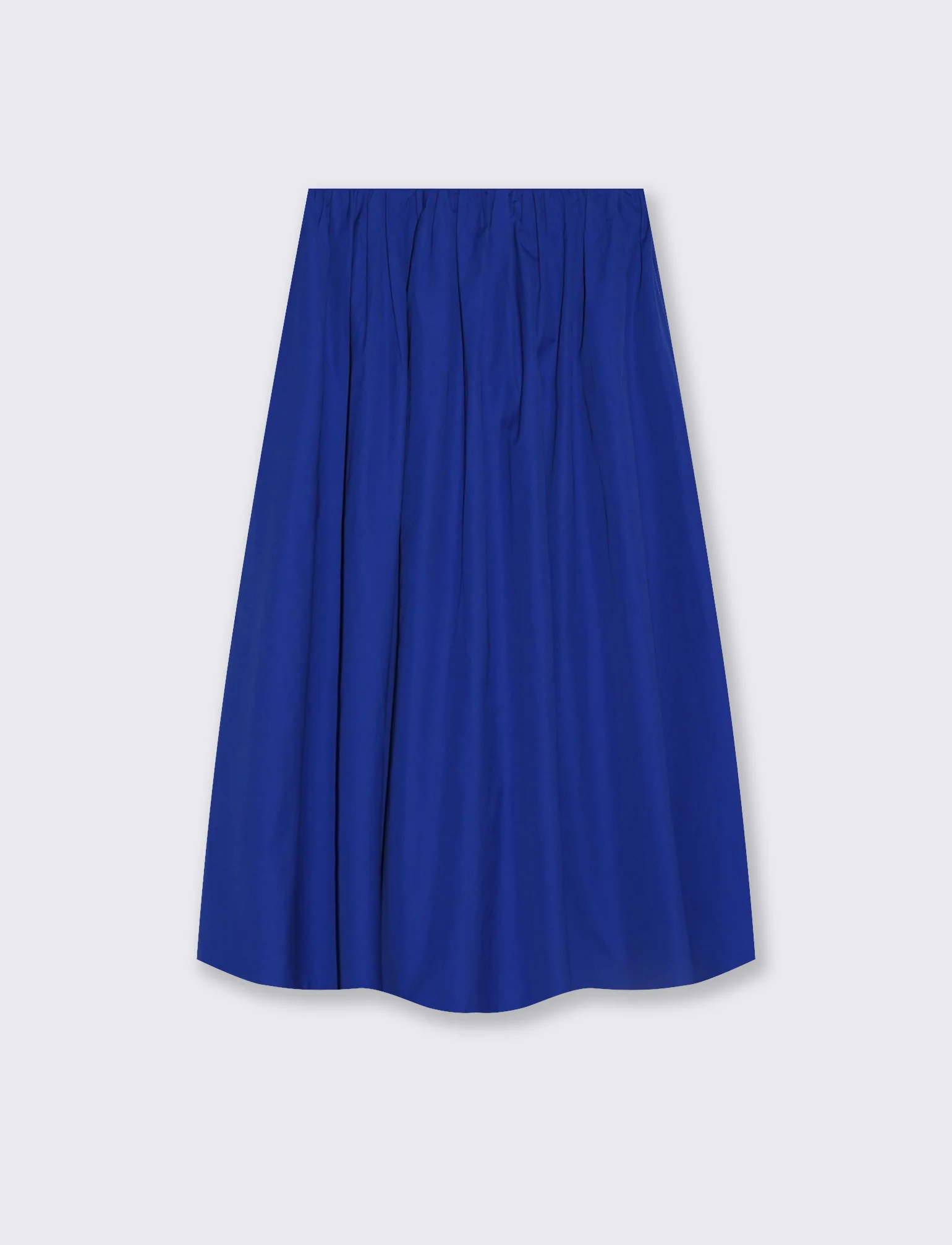 Gonna lunga con elastico e tasche fianchi - Royal - Image 5